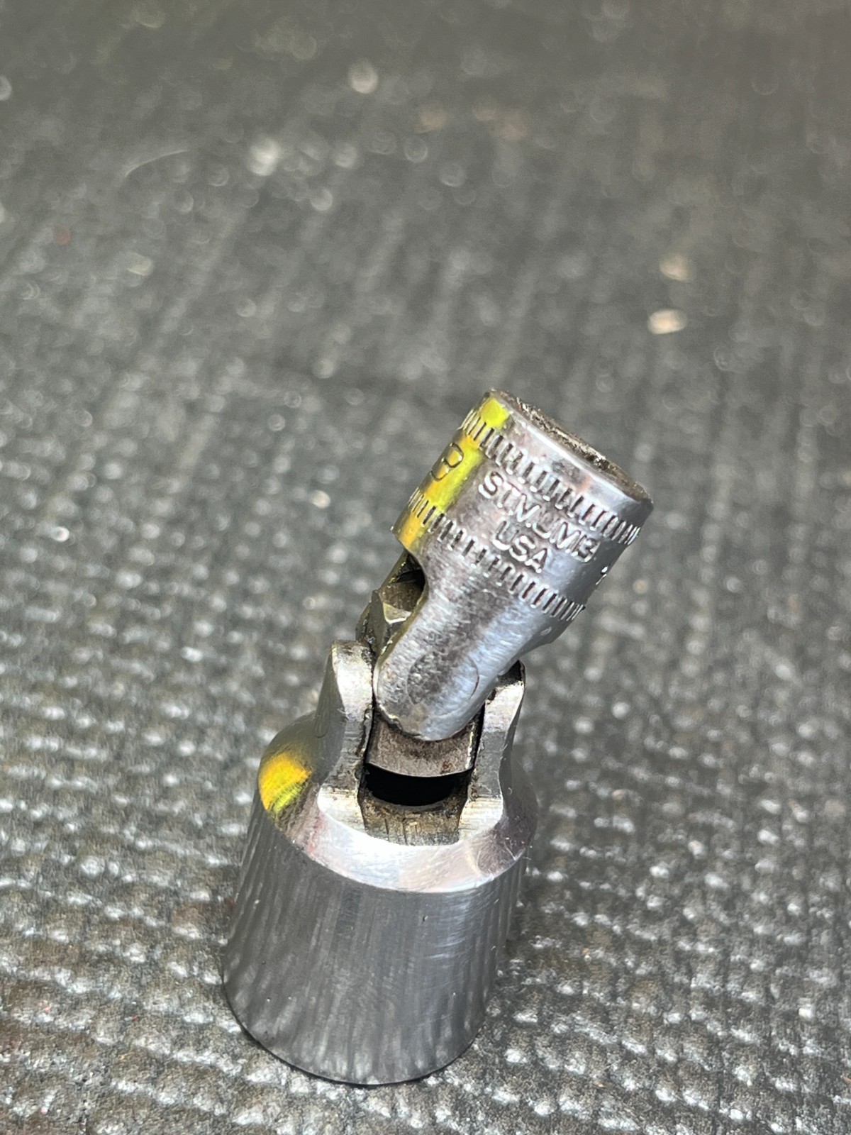 Snap On STMUM13 13mm 1/4″ Drive 12 Point Metric Chrome Shallow Swivel Socket USA