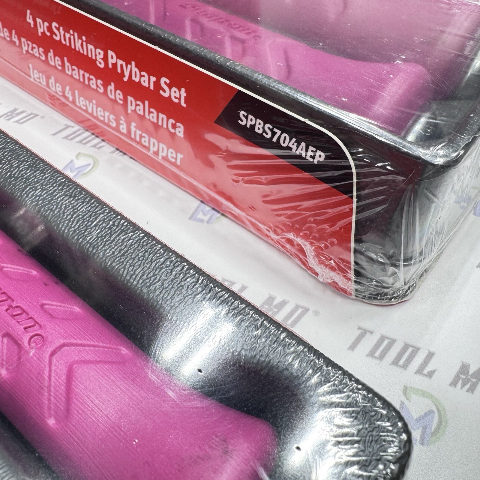 Snap-on Tools USA NEW 8pc ELECTRIC PINK Striking Prybar / Chisel / Scraper Sets