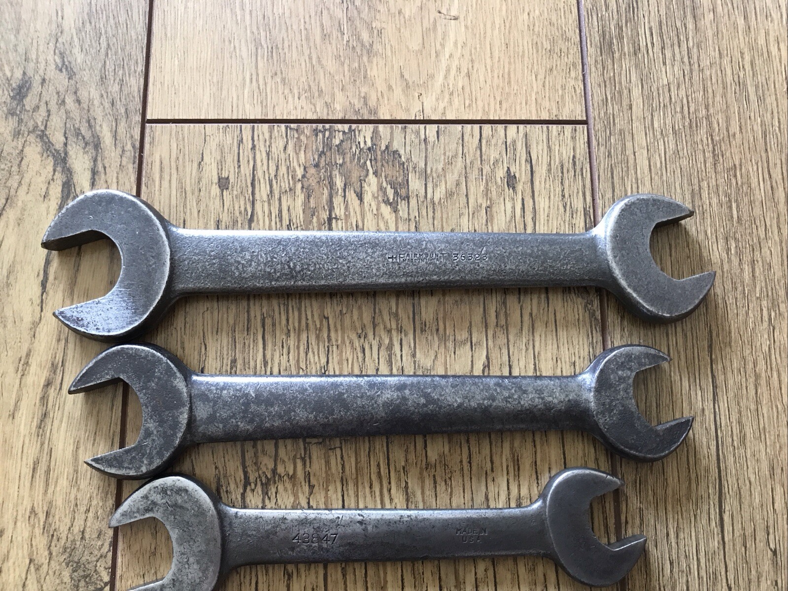 9 Vintage Fairmount USA 🇺🇸 Spanner’s AF Sizes.