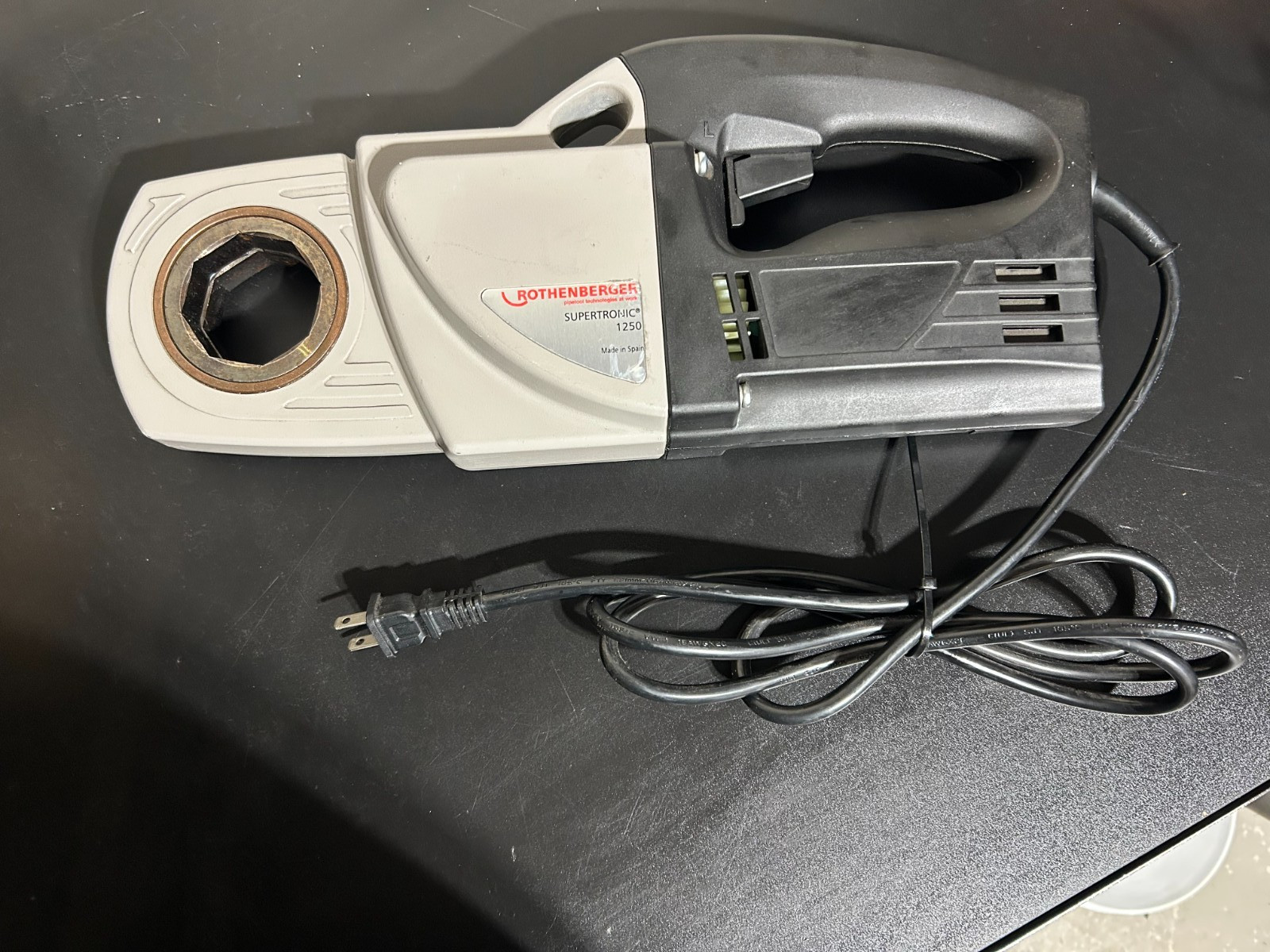 Rothenberger Supertronic 1250 Pipe Threader 1/2 in – 1 1/4*Excellent* RIDGID 600