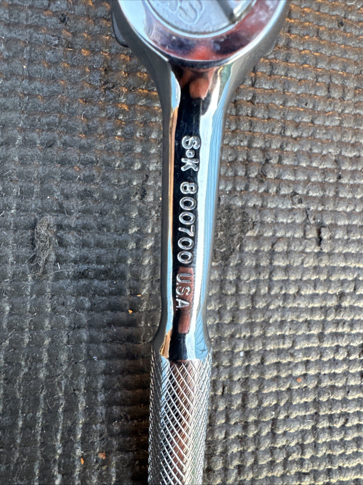 SK Tools USA Nos 1/4” DT120 Ratchet 20700 Rare Pro Grade S-K 4” 800700