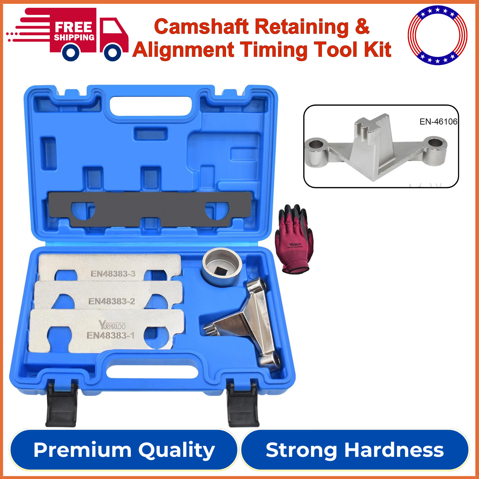 Camshaft Retaining and Alignment Timing Tool Kit Compatible With GM GMC Cadillac