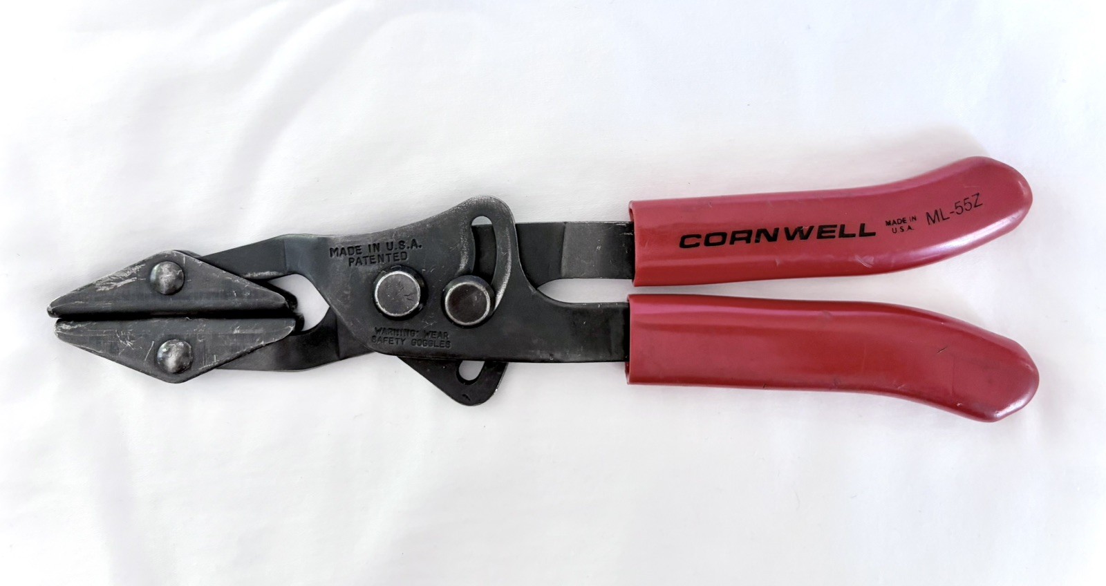 #bn827 Cornwell Tools 9″ Hose Pinch-Off Pliers Model ML-55Z Made In USA