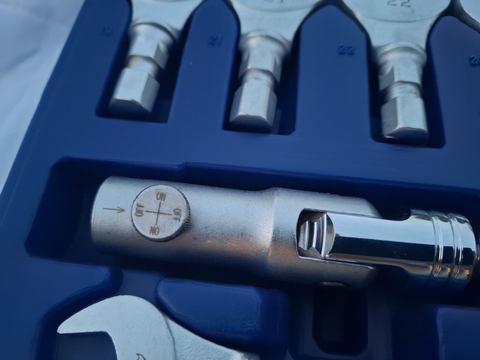 Boxed NOS LASER 10 piece obstruction spanner head tool set Never Used