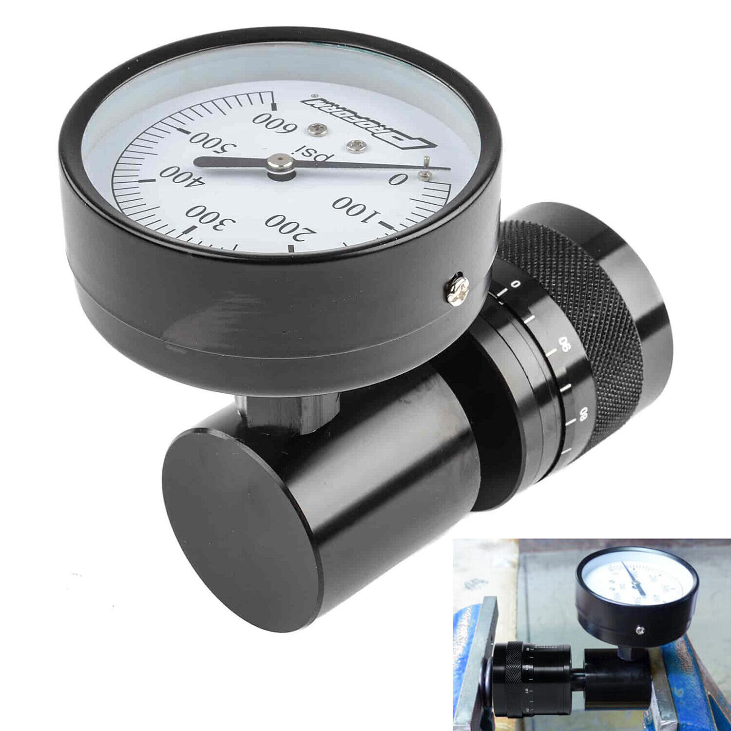Mini Valve Spring Tester & Measuring Combo 0-600LB 10LB,for Vise or Arbor 66841