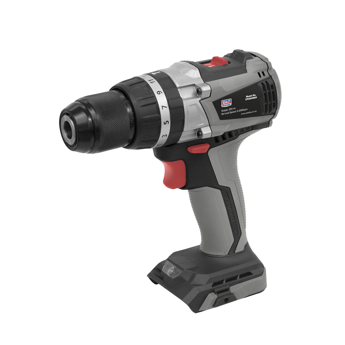 Sealey CP20VDDX Brushless Hammer Drill/Driver 13mm 20V – Body Only