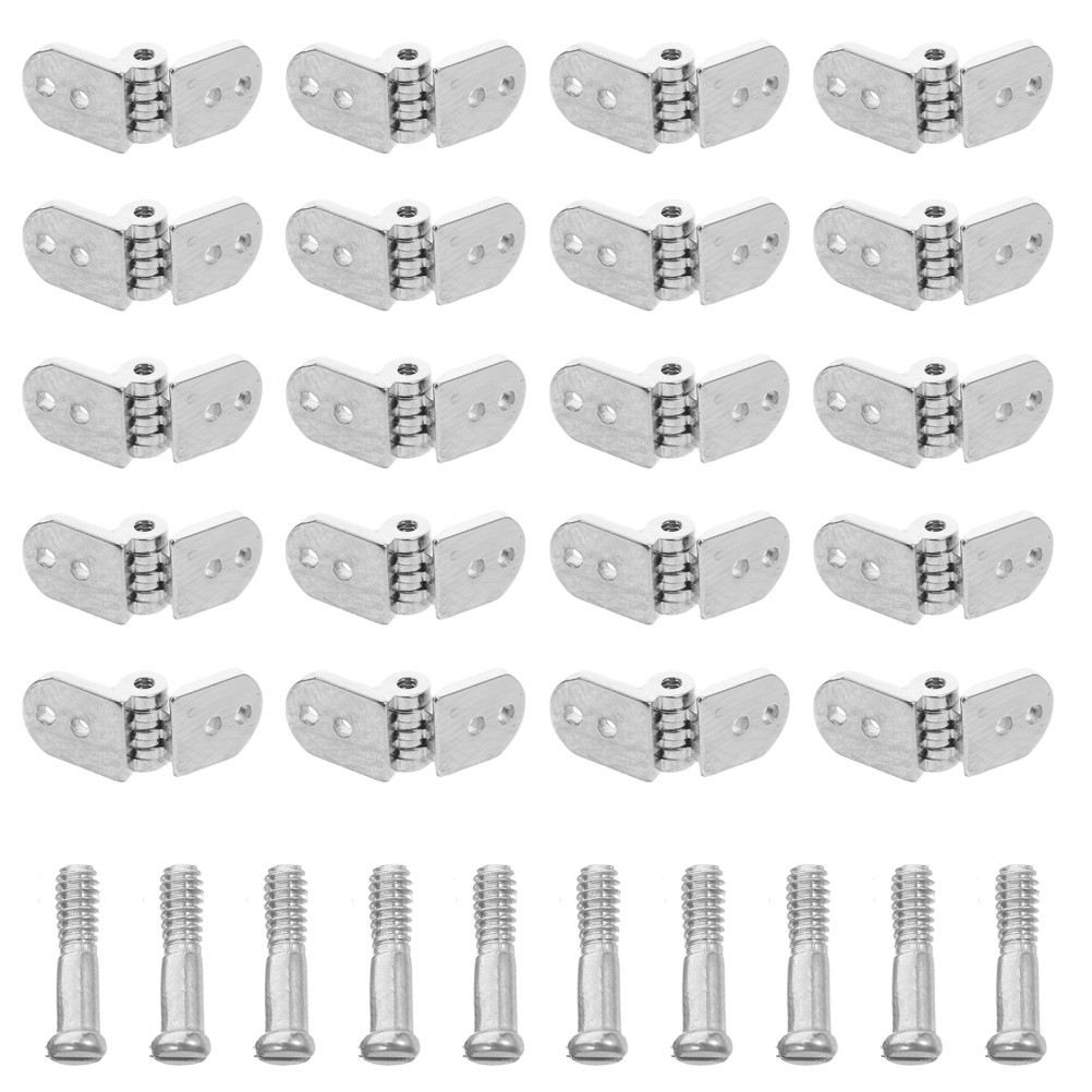 5 Sets Metal Eyewear Hinges Replacement for Repair Kit Eyeglasses Supplies