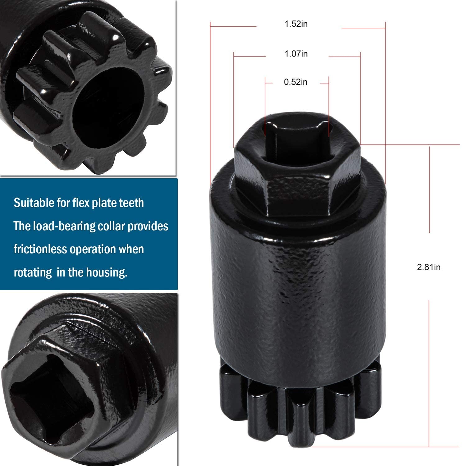 Engine Barring Flywheel Turning Tool For Volvo Mack 1998-2018 D11/12/13/16 MP7/8