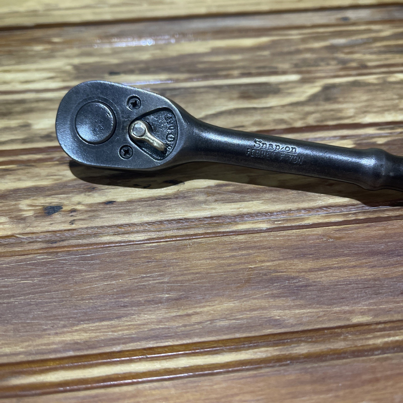 Snap On F-70-N – 3/8” Drive, Chrome, Ferret, Ratchet-USA-NICE-Vintage-