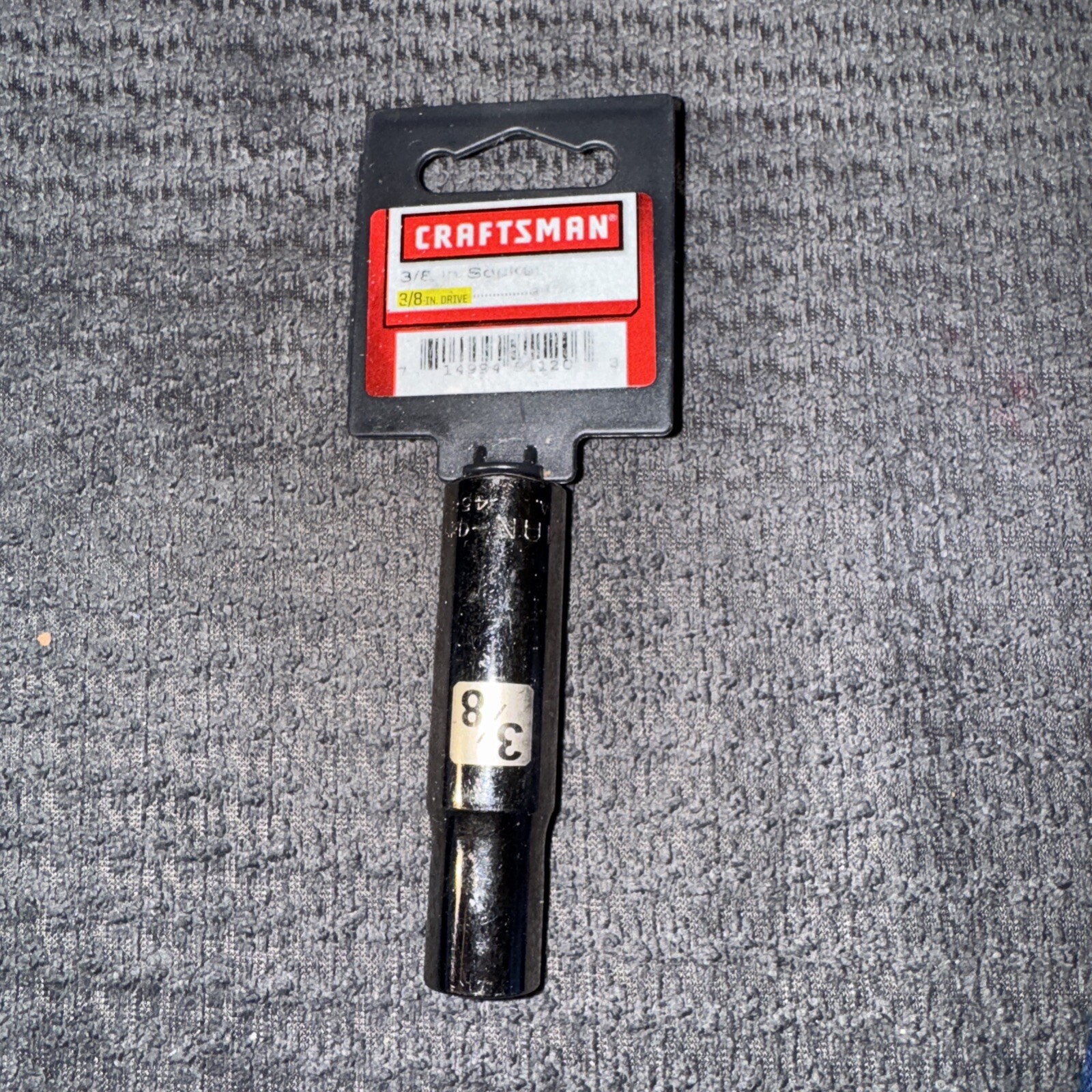 Craftsman 3/8″ Drive 3/8″ 6 Pt Deep Socket SAE Easy Read 45835 USA NOS