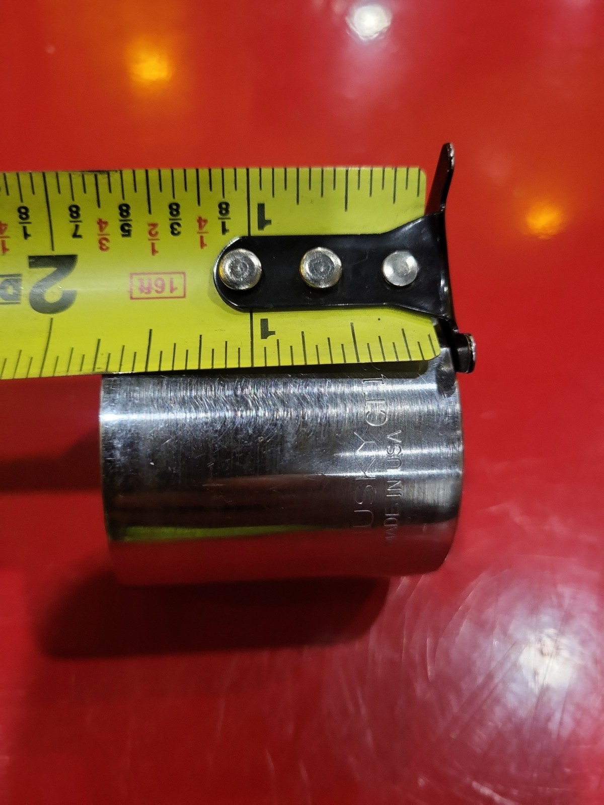 Husky 1-1/4″ 12 Point Shallow Chrome Socket 1/2″ Drive CT1240 USA