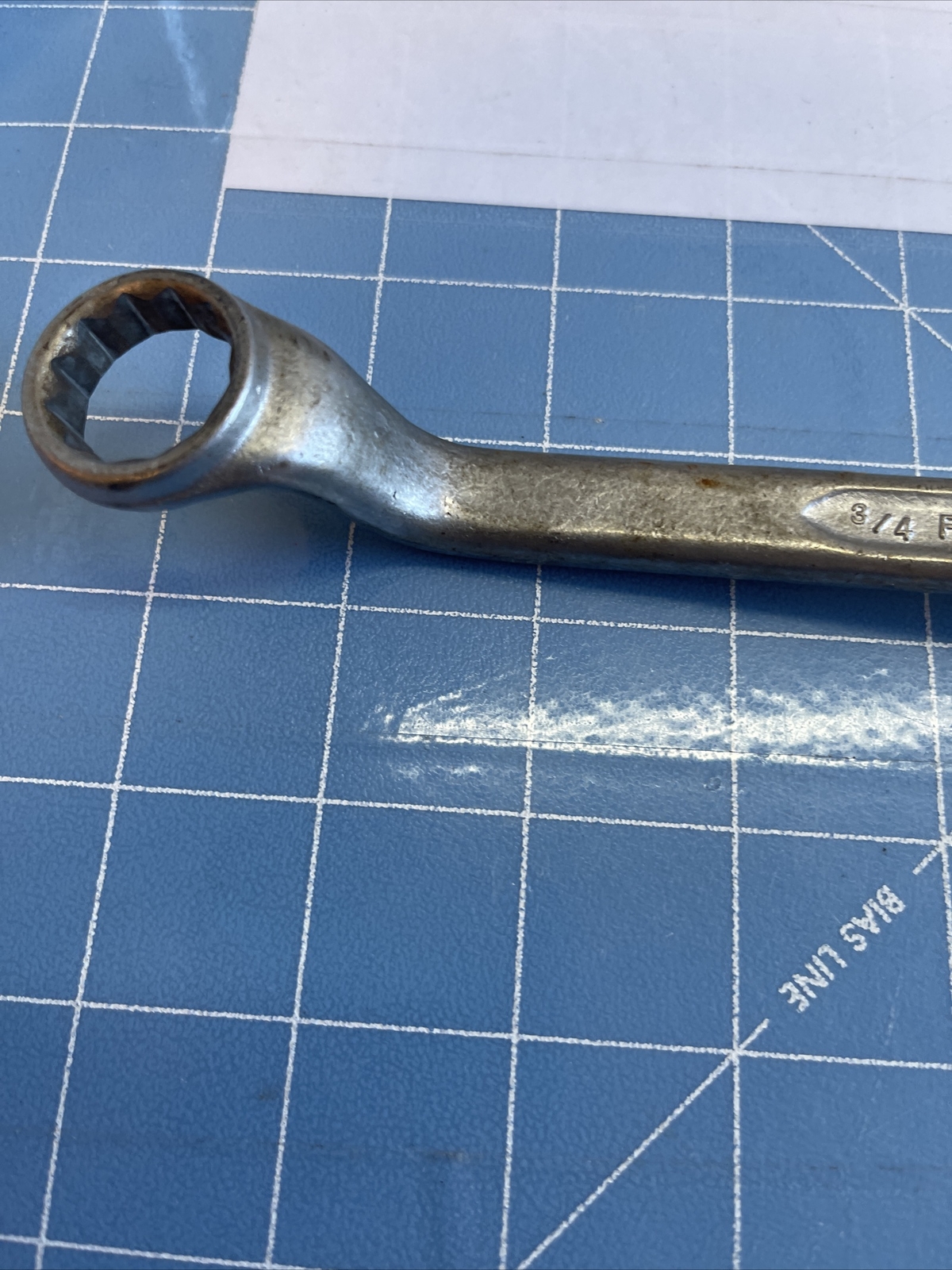 VintAge USA No. 914 3/4in. X 25/32in. Double Box End Offset Wrench Forged Steel