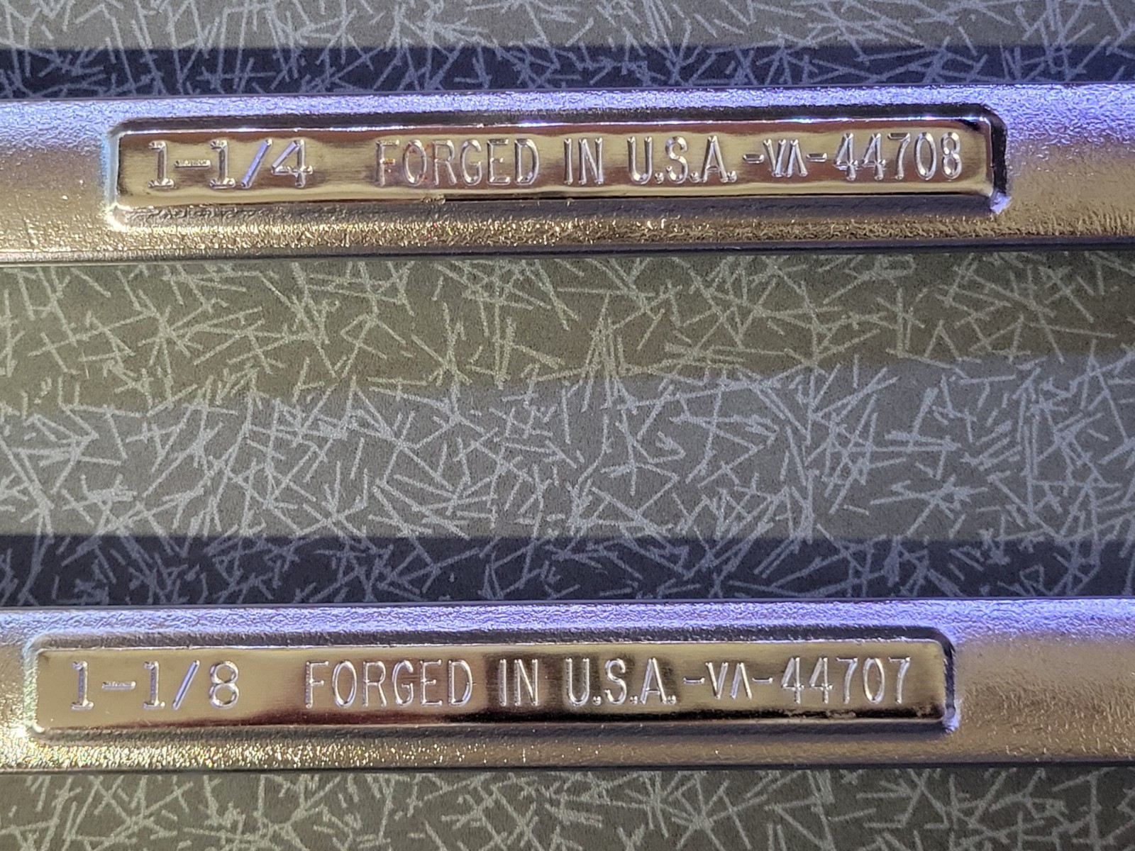 Never Used Vintage Craftsman -VA- Combo Wrenches 1 1/16, 1 1/8, 1 1/4 Made USA