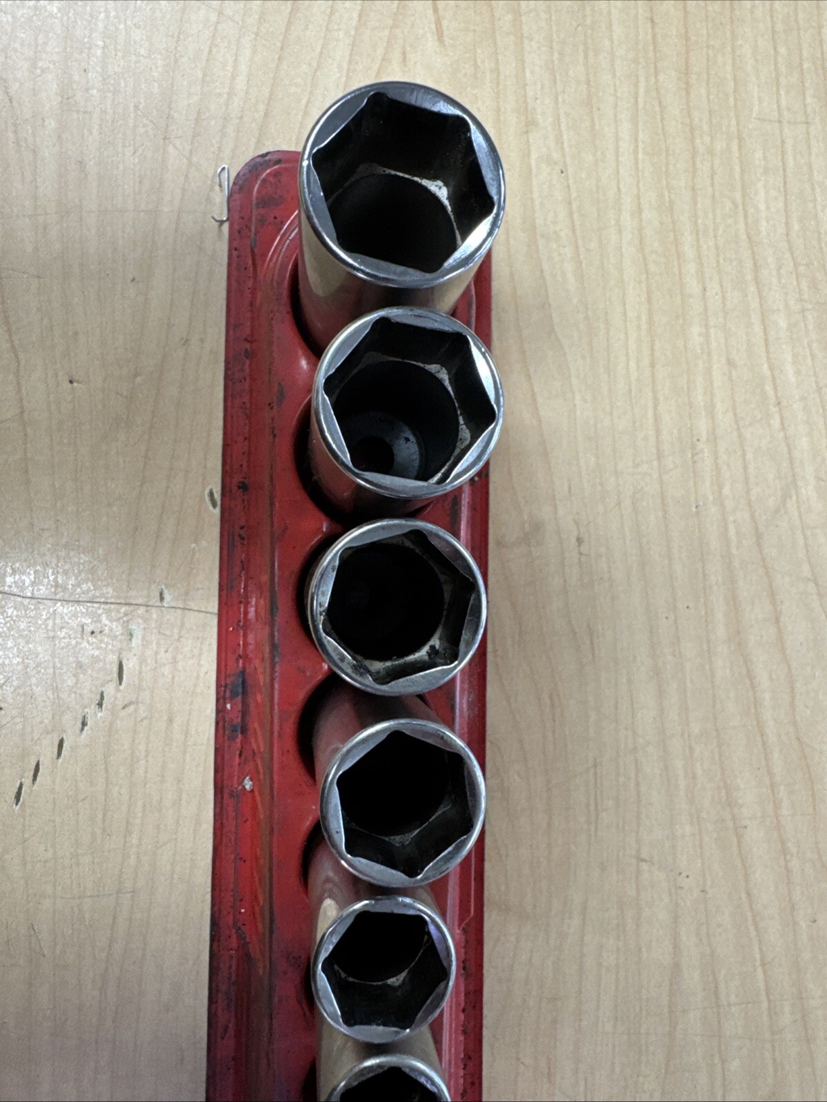Snap On SAE Deep Socket Set 3/8″ Drive 6 Point 11pc W/ Magnetic Tray 211SFSY