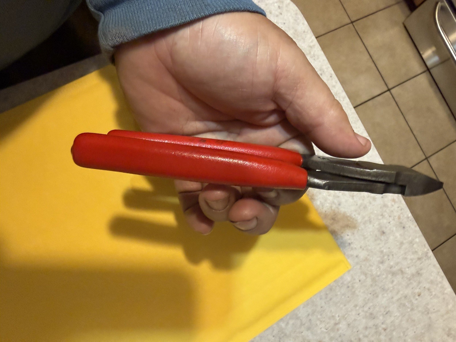 Snap On 87ACF Wire Cutters red/soft grips