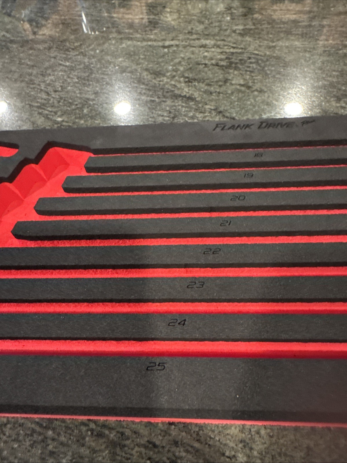 Snap On fmwrm13b foam for 7-25 mm flank drive plus+ wrench set NO TOOLS new read