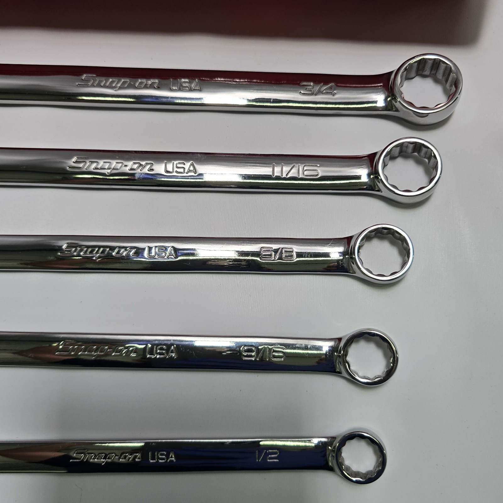 Snap-on OSH707B 6 Point Combination Wrench Set 7-Piece 3/8″-3/4″