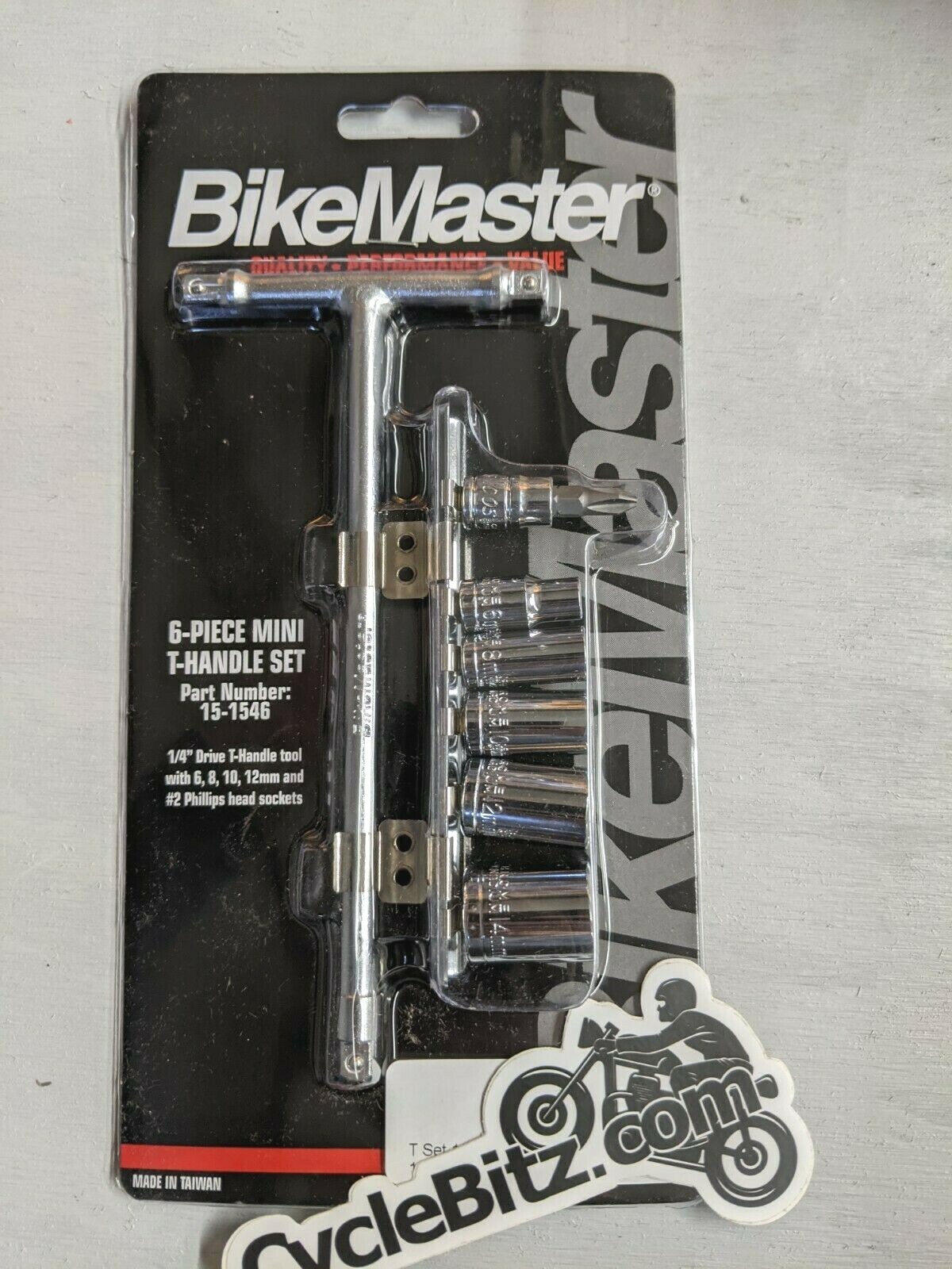 T Handle Socket Set 1/4 drive – Metric 6 8 10 12 #2