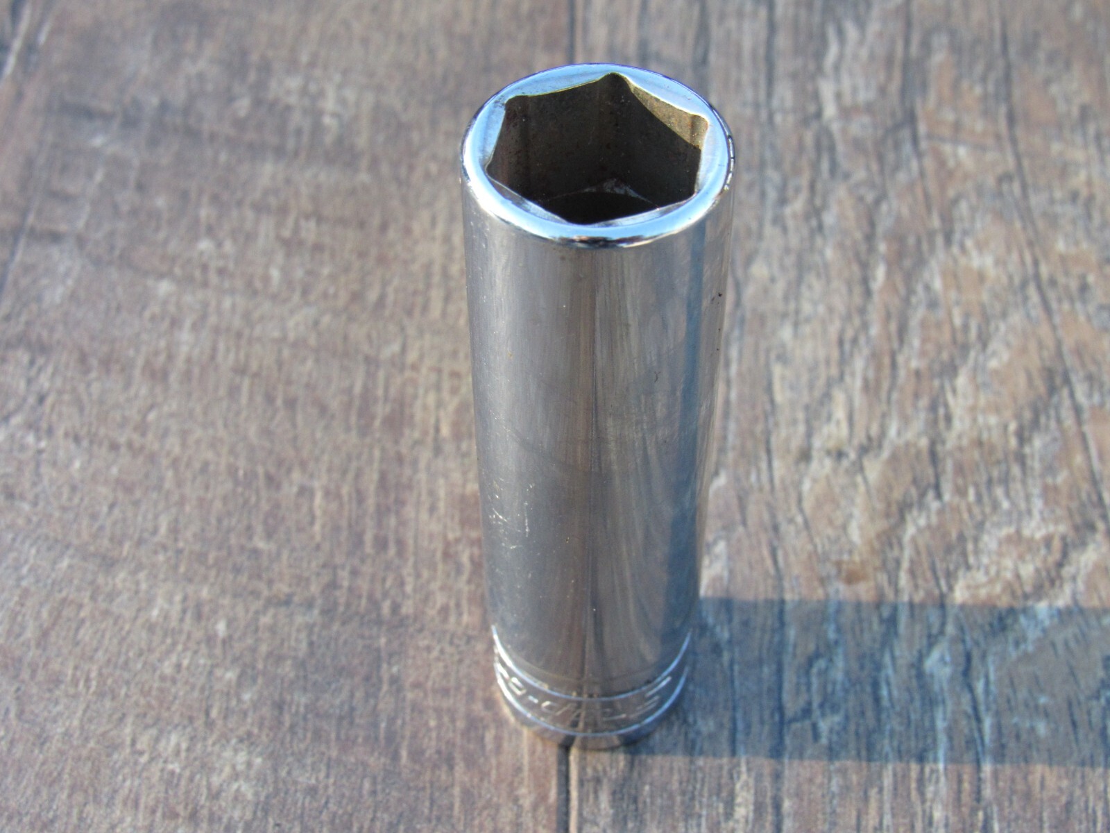 SNAP ON TS221 11/16″ 1/2″ DRIVE SAE 6 POINT DEEP CHROME SOCKET SHIPS FREE 11/16