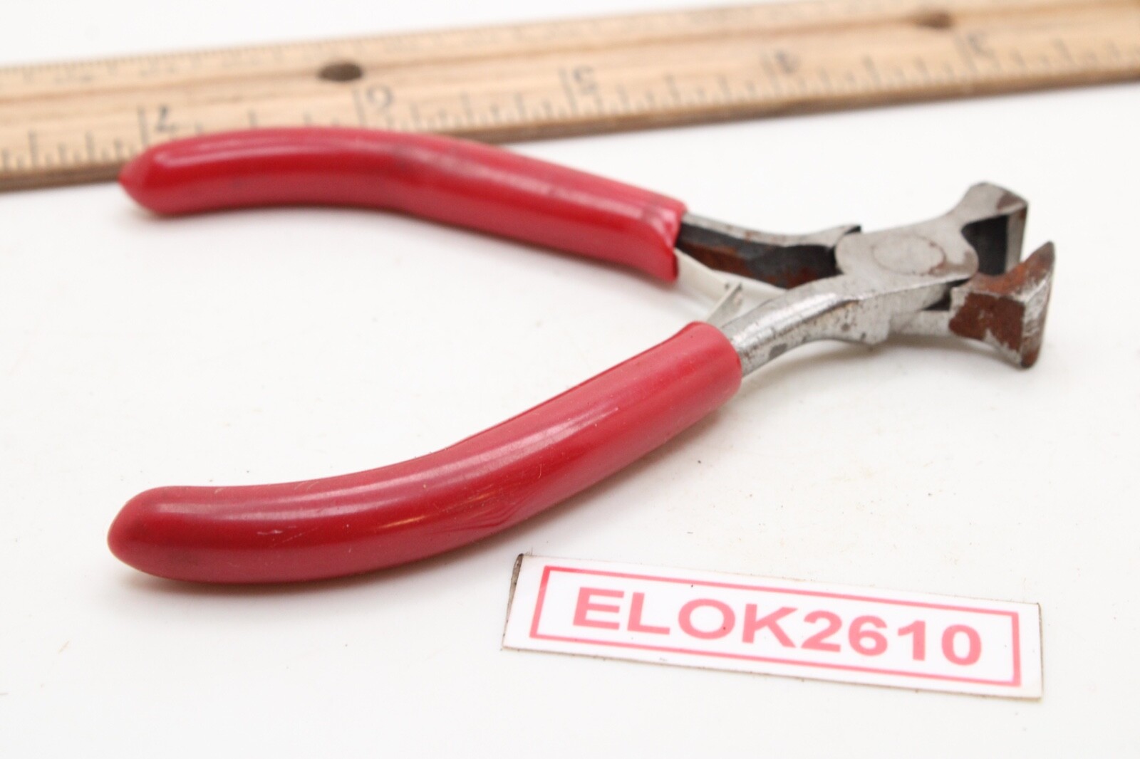 Mac Tools P301704 4″ Mini Nipper End Red Rubber Handle Cutting Pliers USA