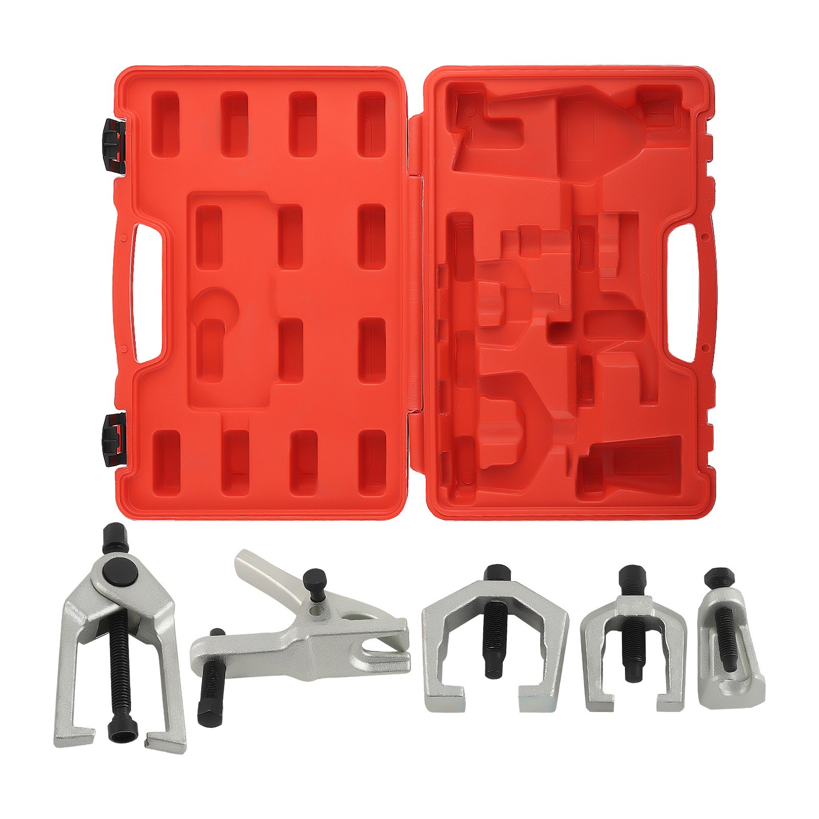 5 Piece Front End Service Tool Tie Rod Puller Pitman Arm Screw/Press-Out Remover