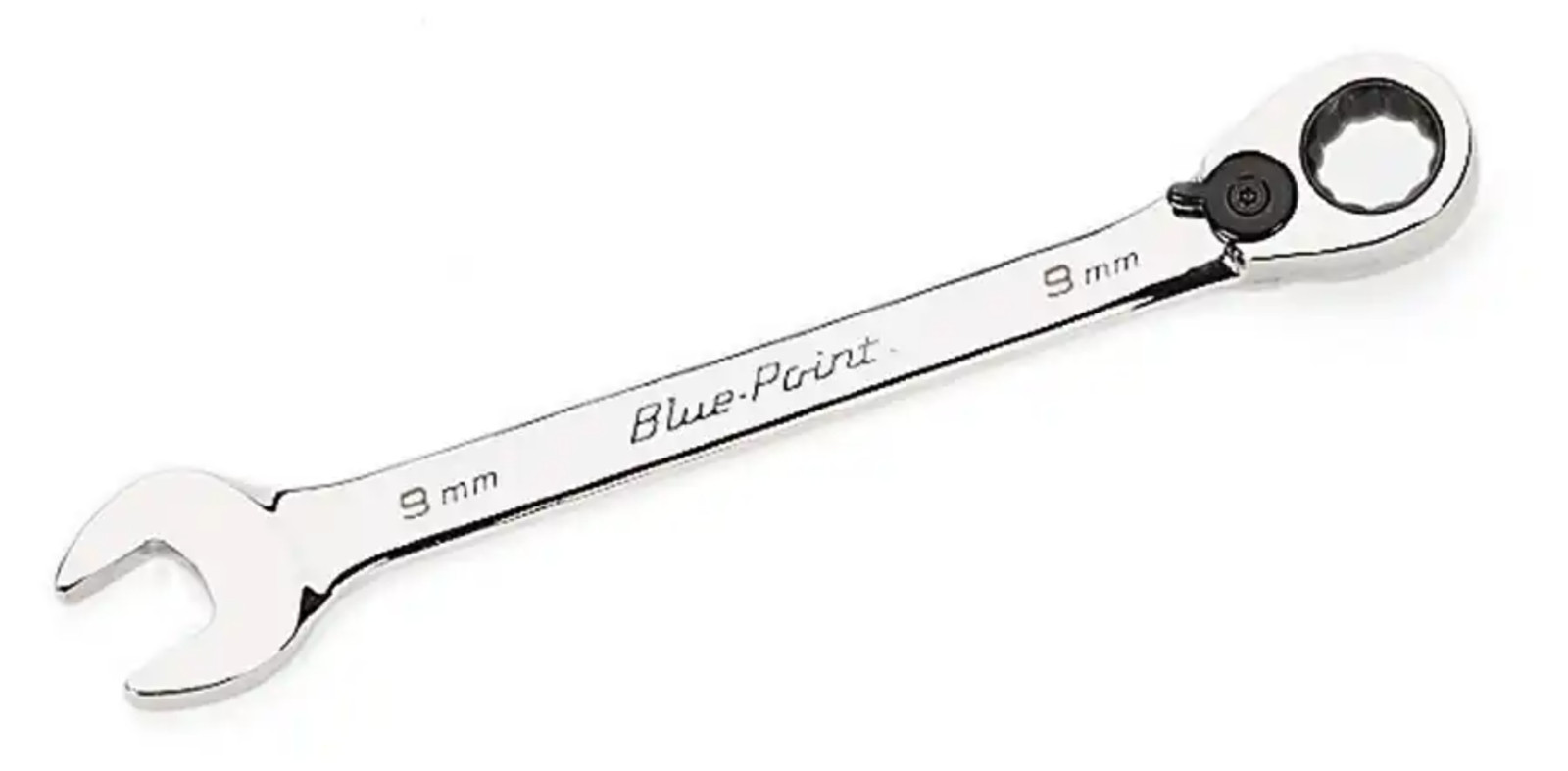 Blue-Point 9 mm 12-Point Metric 15° Offset Ratcheting Combination Wrench
