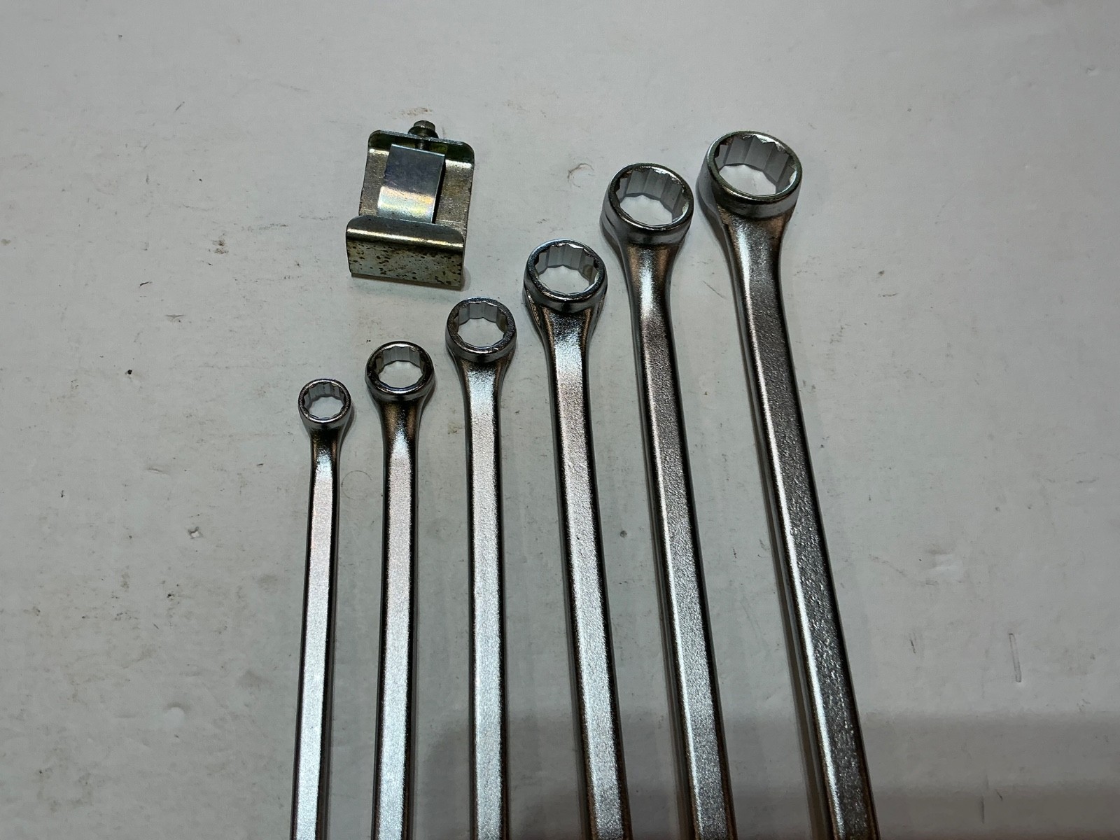 Vtg NOS Challenger by Proto 6 pc SAE double box wrench set 3/8″ to 1″ USA