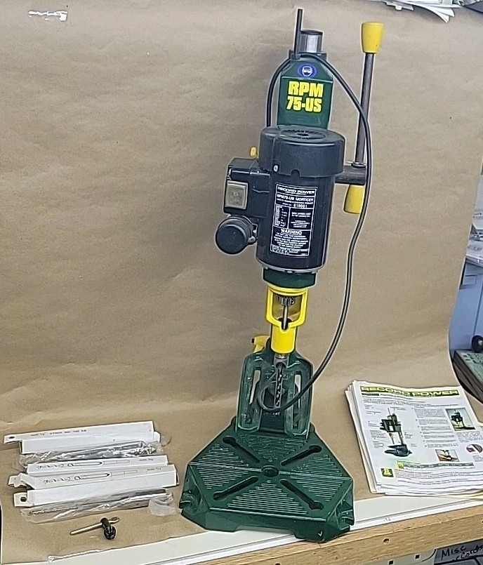 Record Morticer RPM75 Morticing Machine 1/4″ 3/8″ 1/2″ Chisels