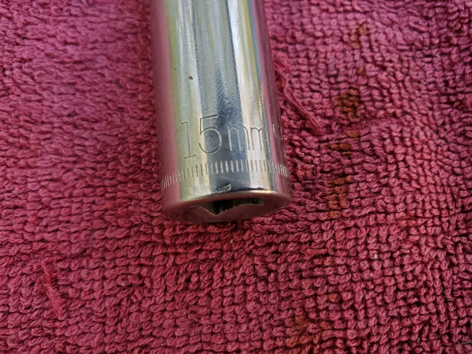 Craftsman USA 15mm 6 Pt. 3/8″ Dr. Deep Socket Inverted G 44432 #1