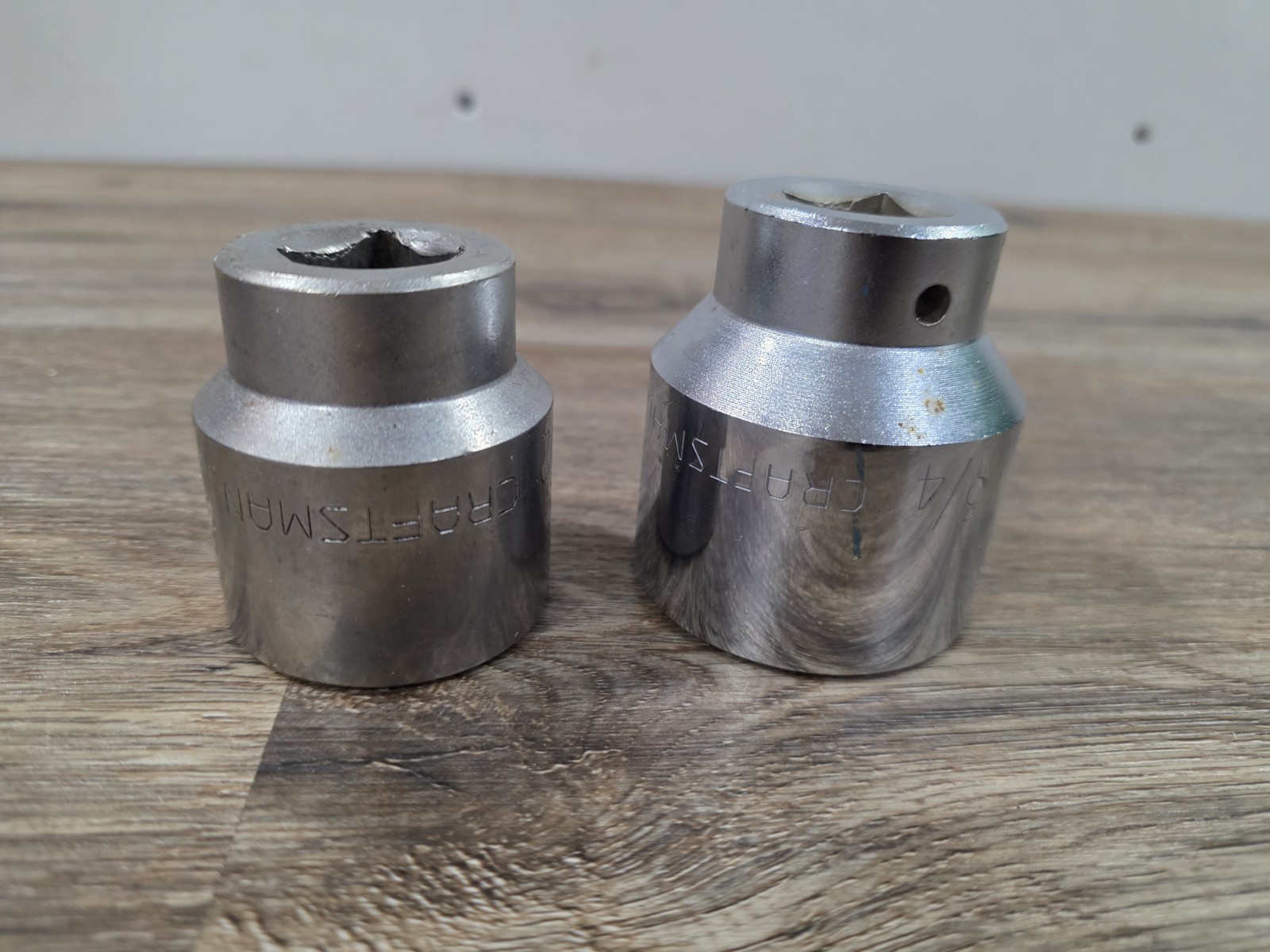 2pc Craftsman 3/4 Drive Sockets 1-1/2″ 1-3/4” SAE 12 Pt 47782 47785 USA