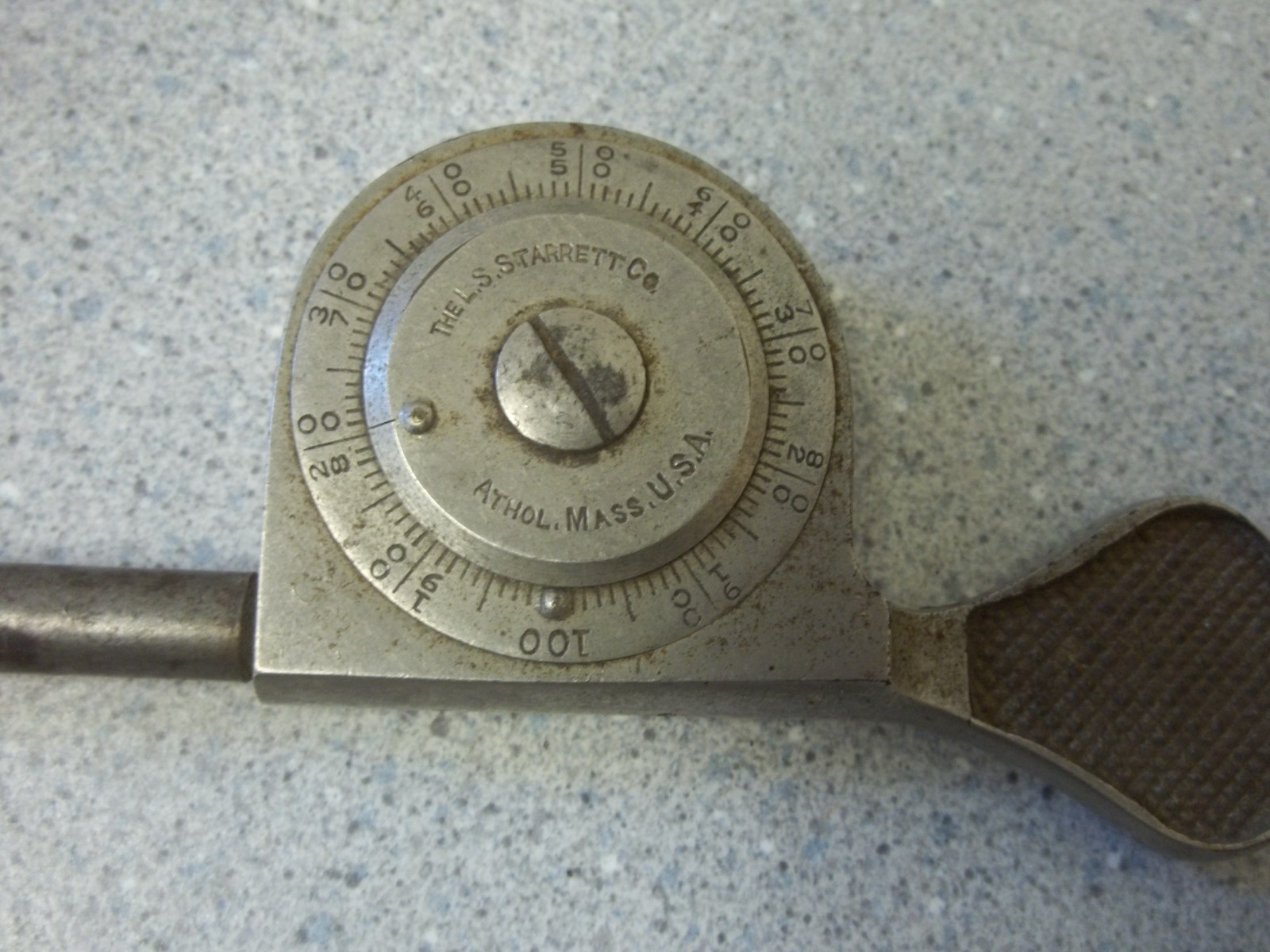 Automotive tools K-D 915 Valve Spring Compressor, L.S. Starrett speed indicator