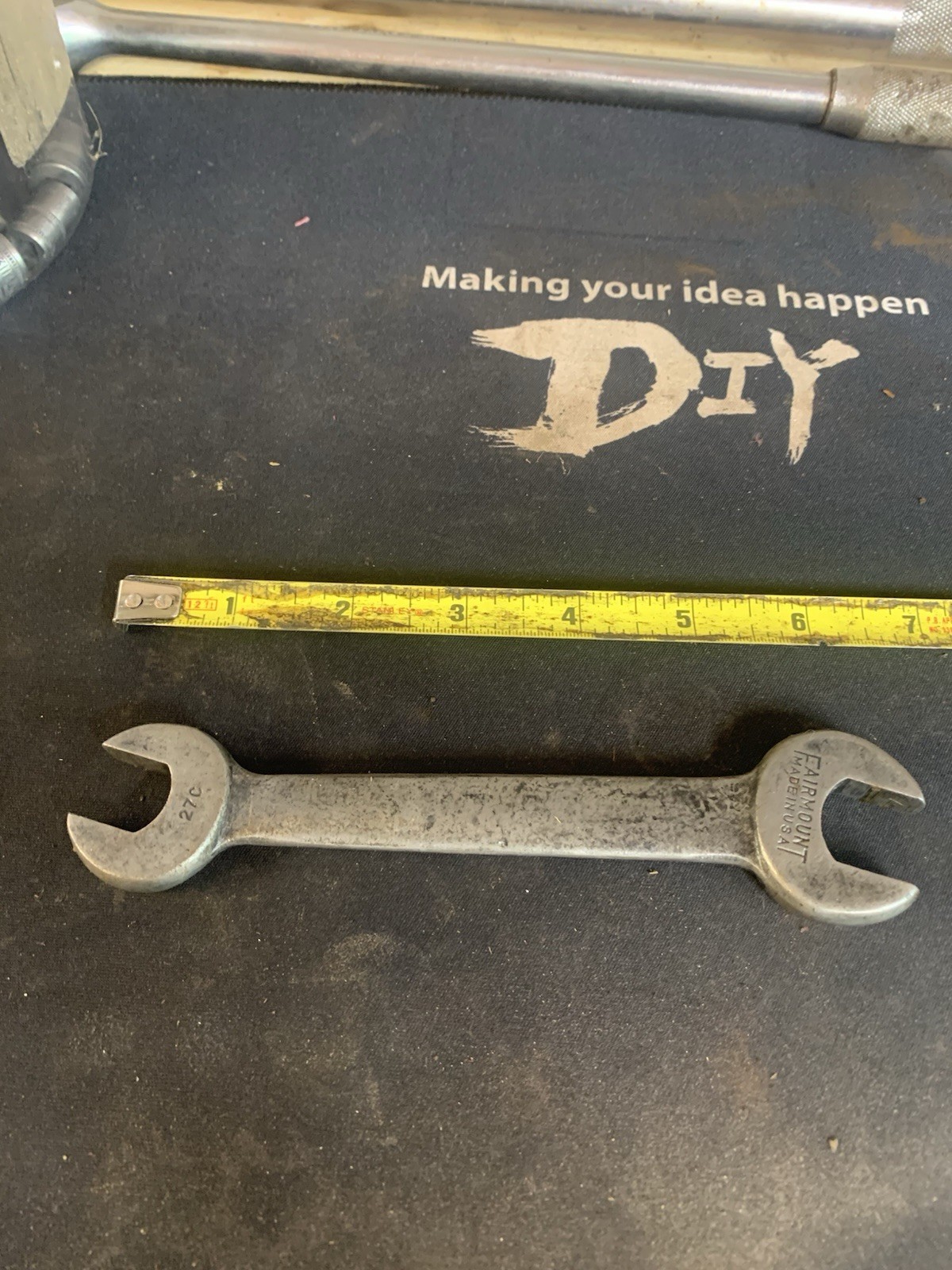 WWII Jeep MBW/GP OEM tool kit FAIRMOUNT Wrench 9/16 11/16 (27C) antique vintage