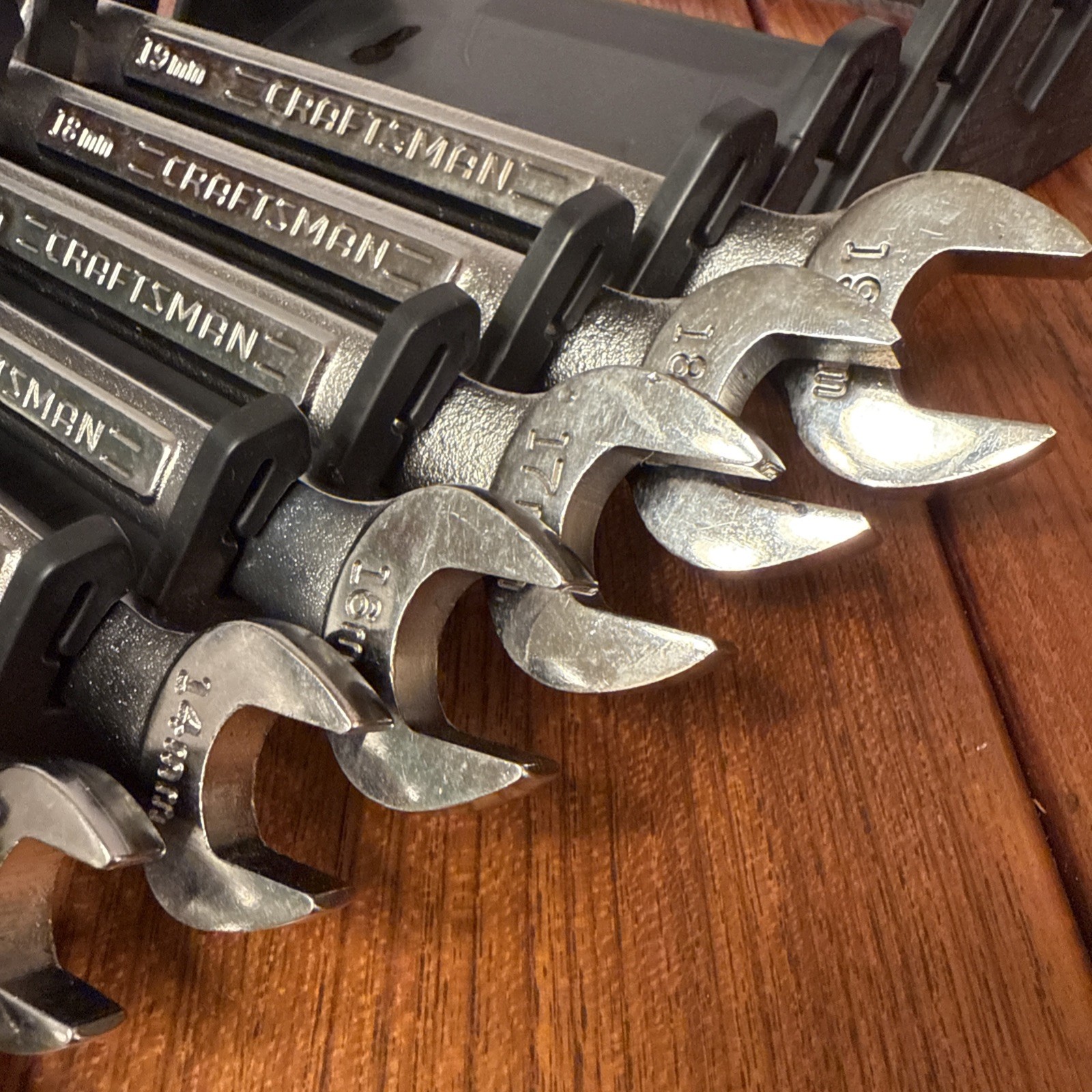VTG Craftsman USA Metric Wrench Set 7mm-19mm V-Inverted -V VA 12pc