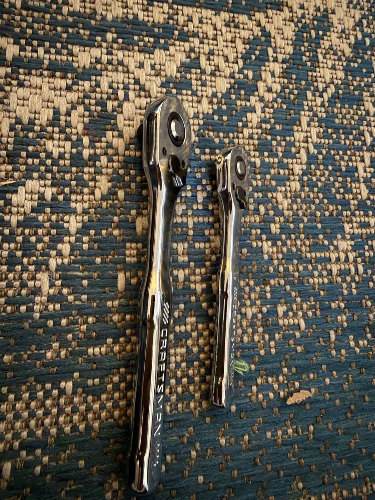 Make Offer! Authentic! NEW 2pc 1/4,3/8 CRAFTSMAN Thin Profile Tooth Ratchet