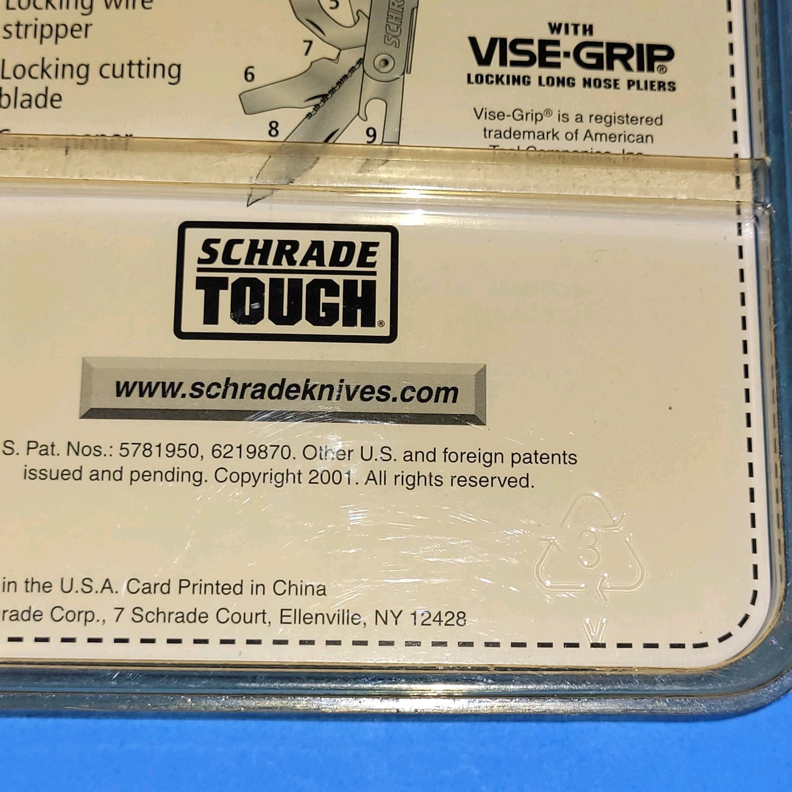 Petersen Dewitt Vise Grip & Schrade Multi-Tool ST6 USA, Original Packaging