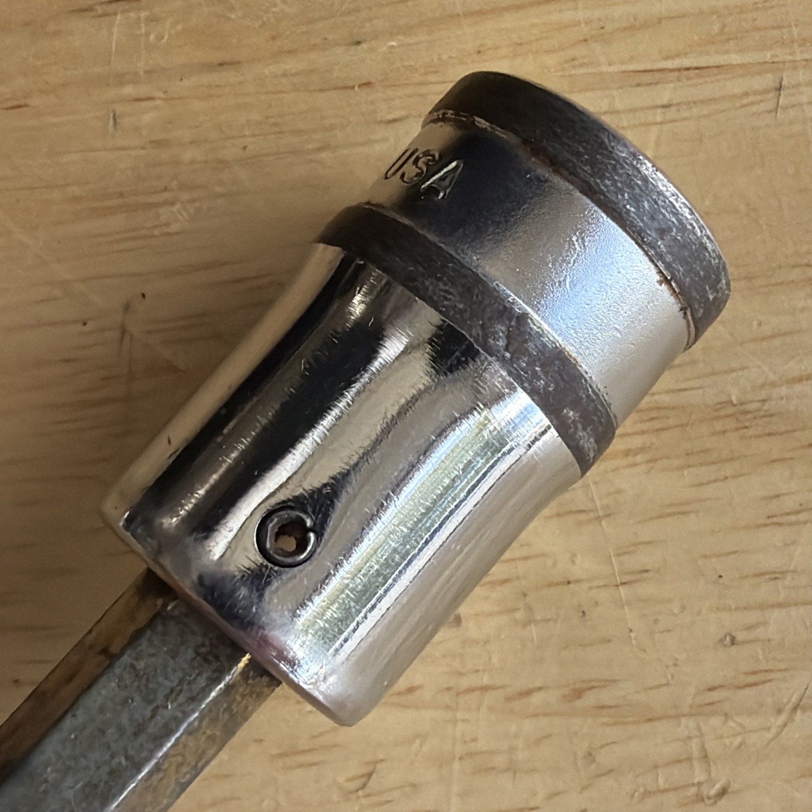 Snap On Tools 10mm Long Hex Bit Driver Socket 1/2″ Drive S6018 Vtg USA
