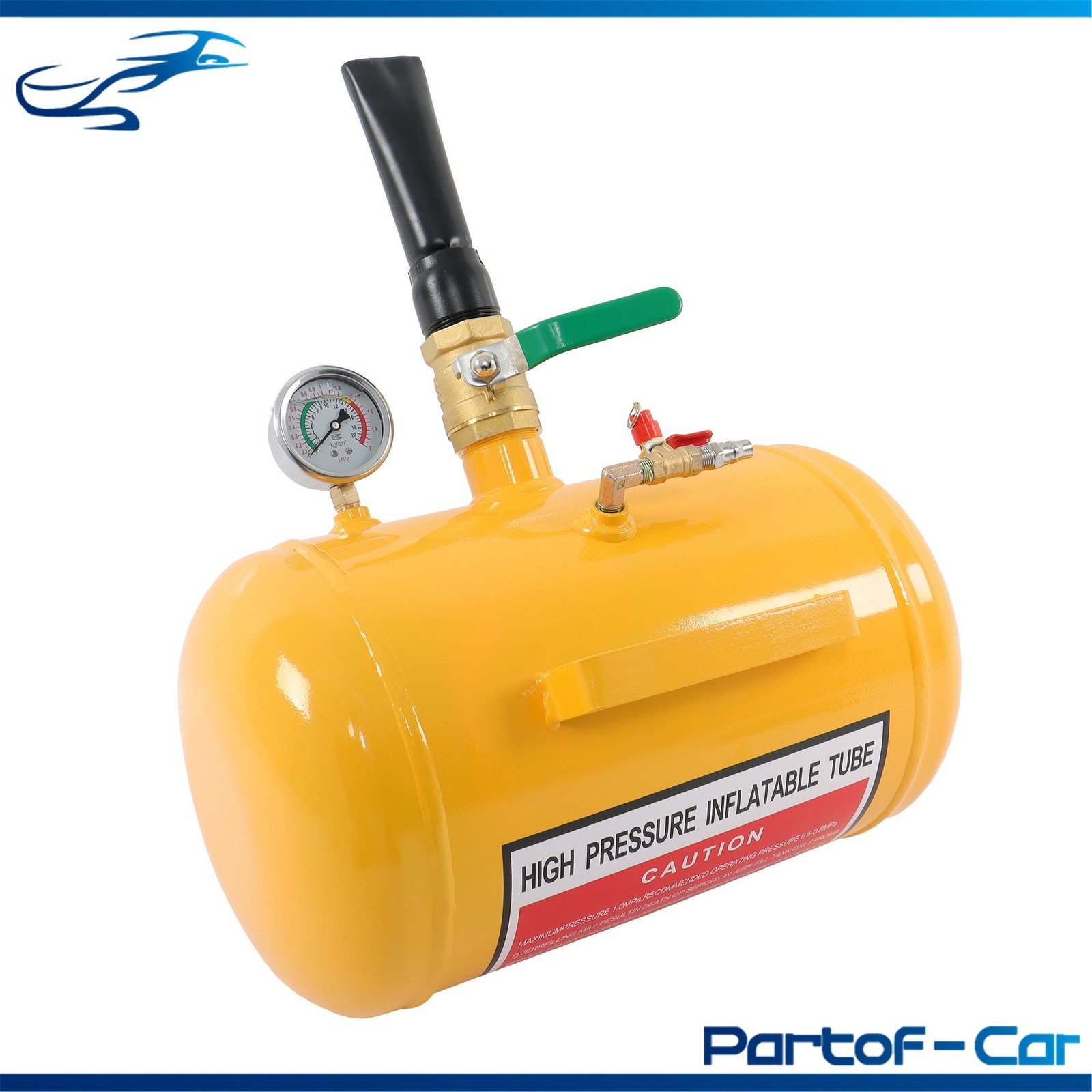 5 Gallon 145PSI Heavy Duty Air Tire Bead Seater Blaster Seating Tool