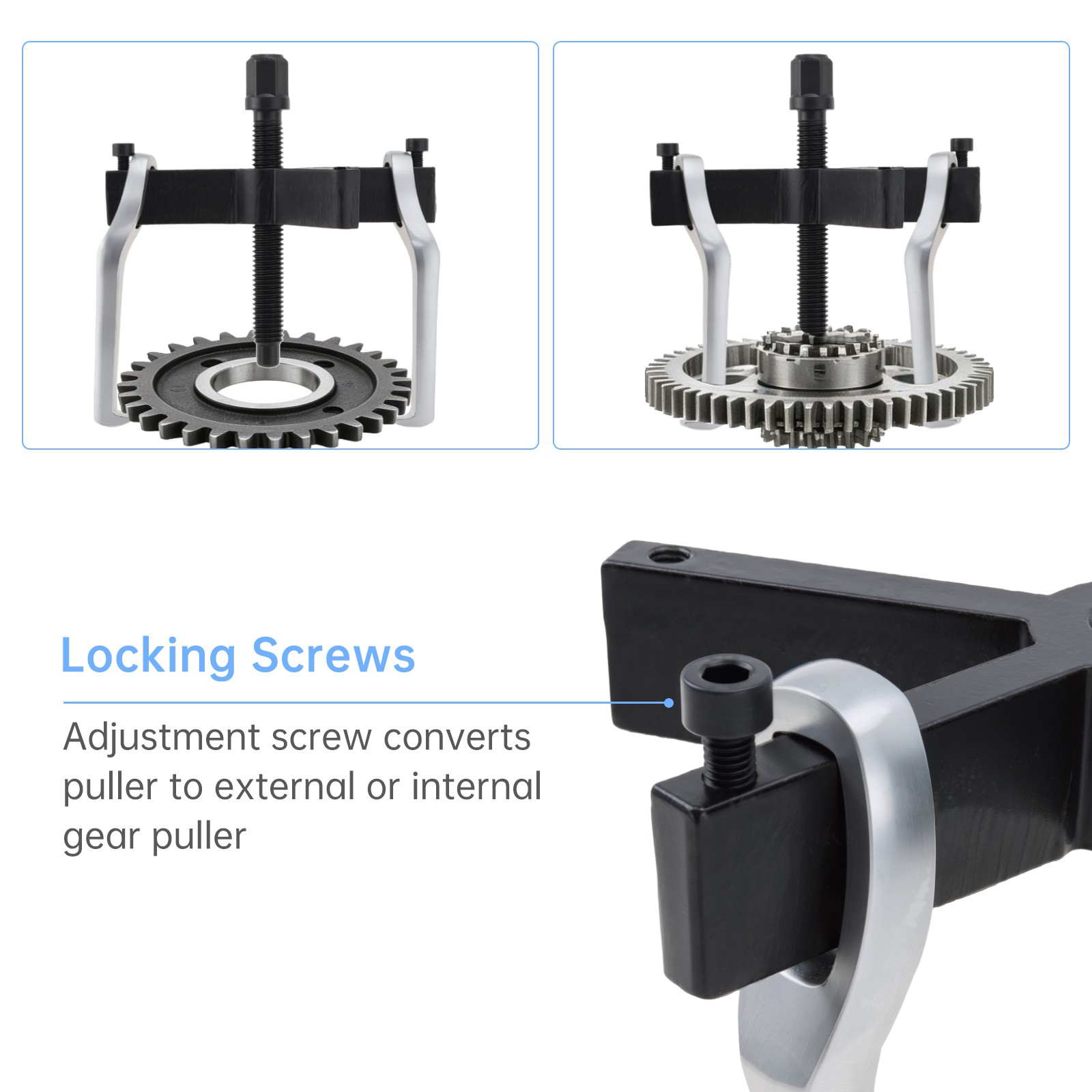 4 Inch Adjustable 3-Claw Bearing Puller for Flywheel Pulley/Gear Bearing Removal