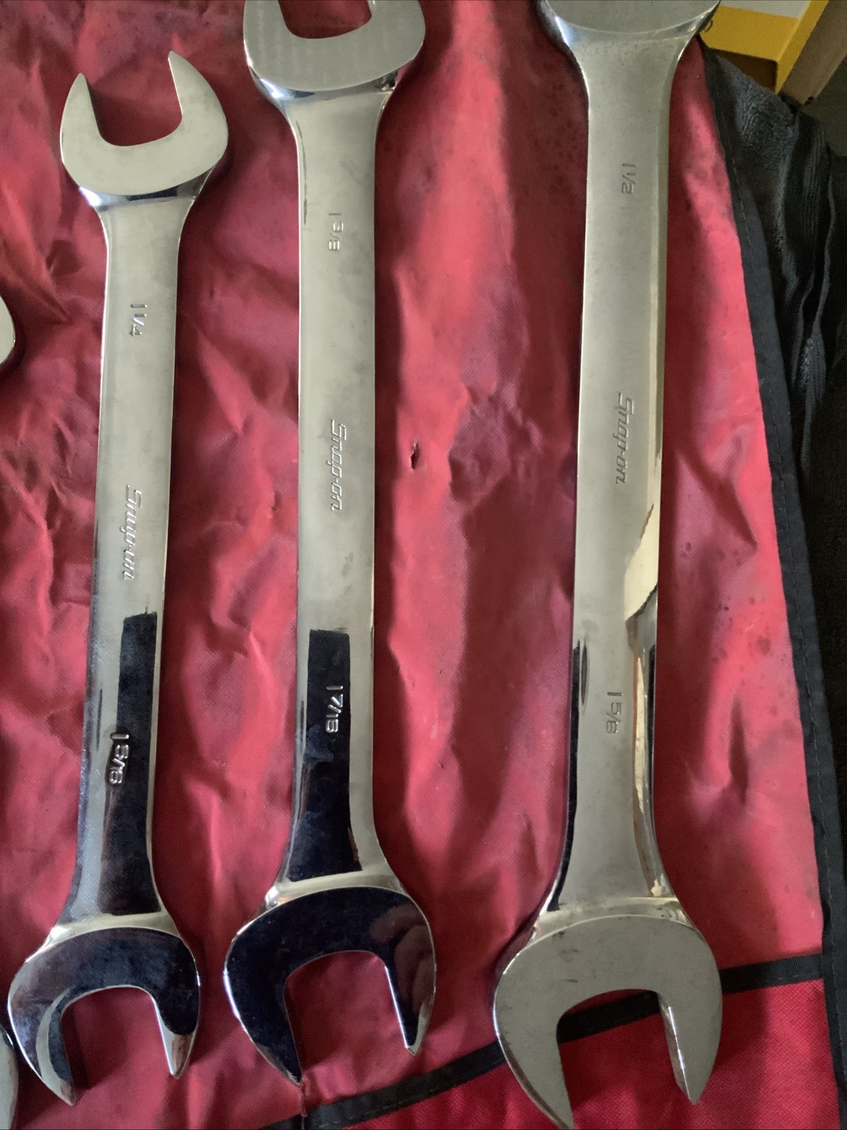 Snap On Double Open End Wrench Set, Big Set, 1/4 – 1 5/8….missing 1 In Set