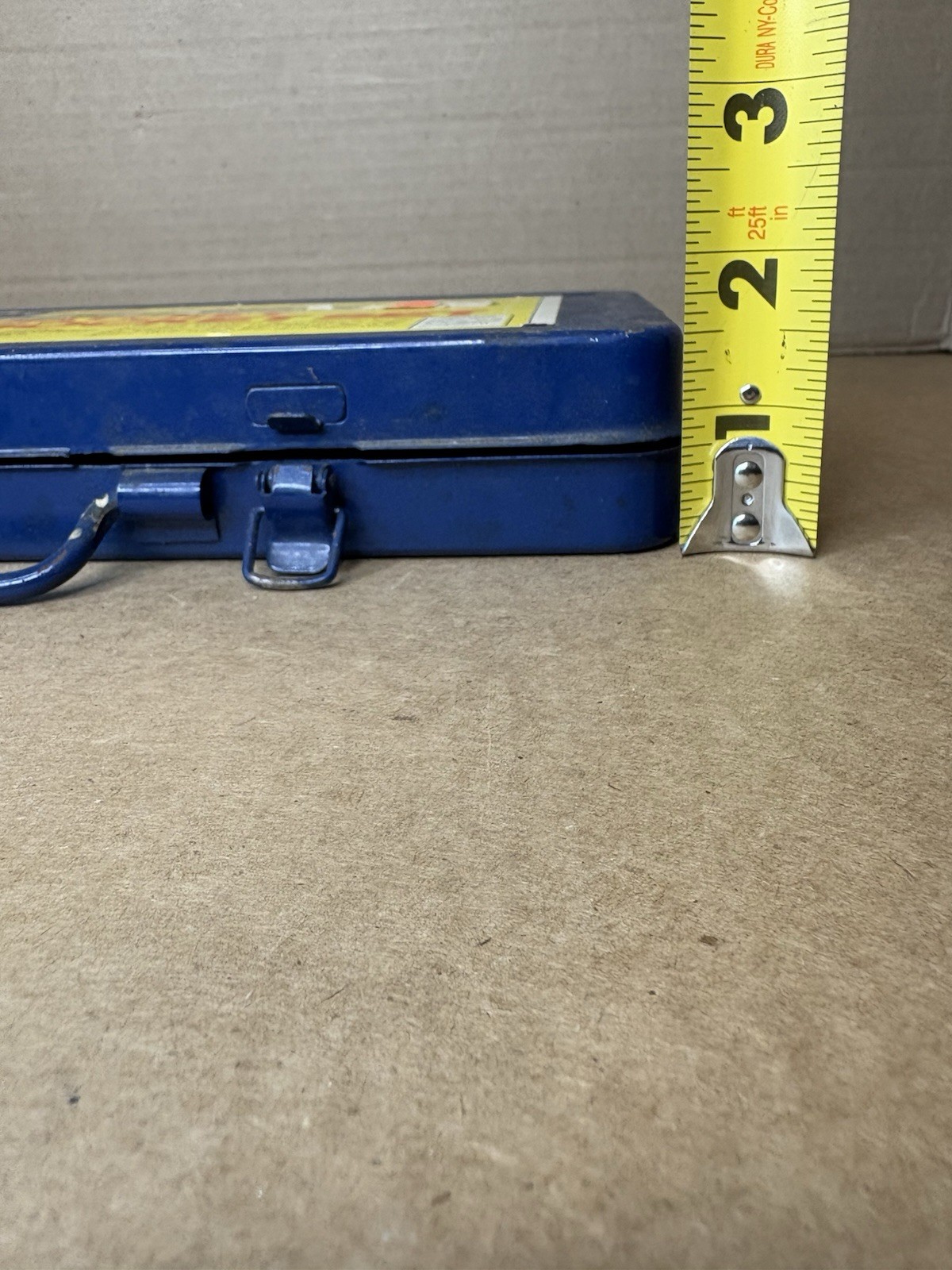 Vintage Royal Tools Tin Case ONLY for Ratchet Socket Set 257 Metric NO Contents