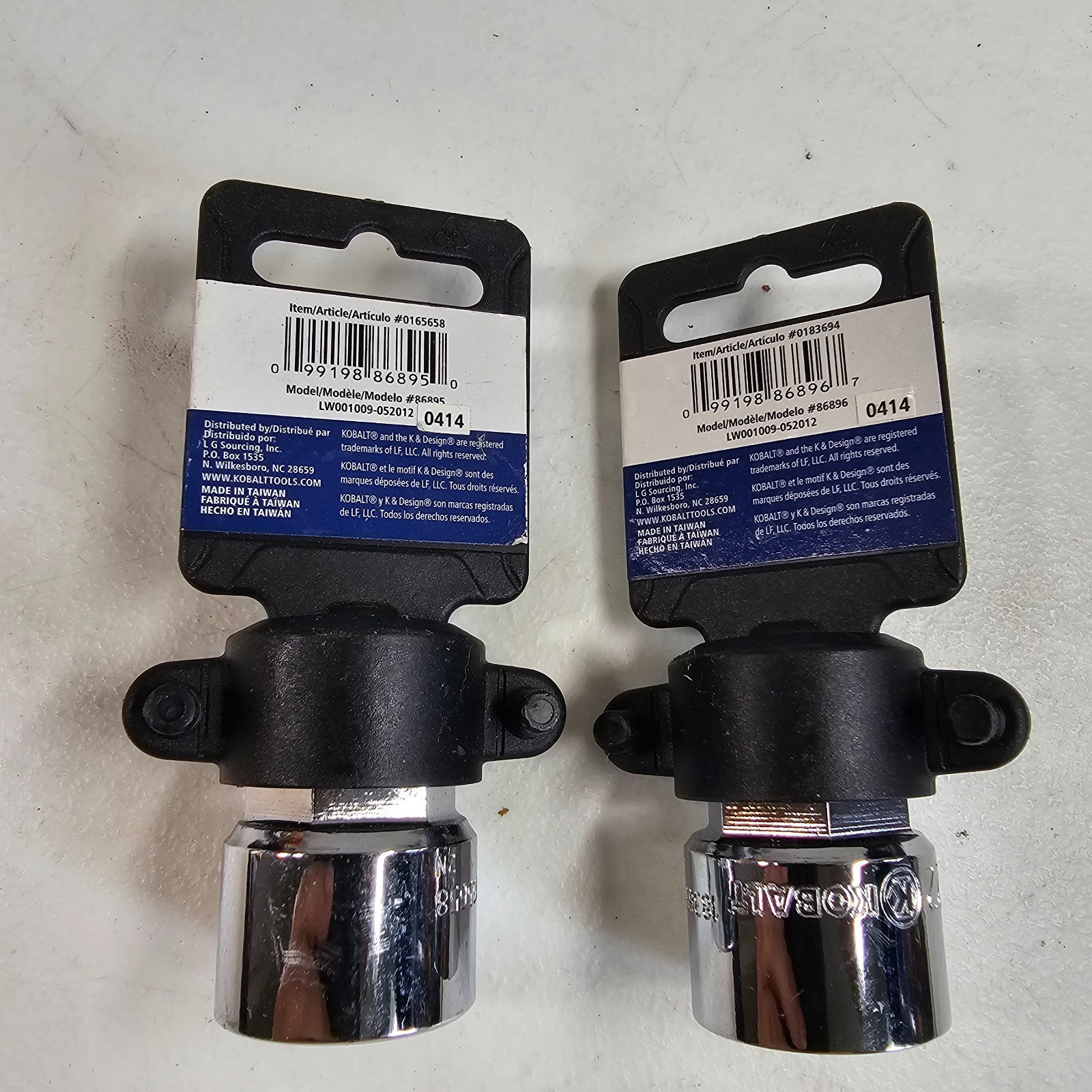 Kobalt 9 Pieces 7 1/2″ Drive Sockets 12-Point Universal SAE Metric 2 Extensions