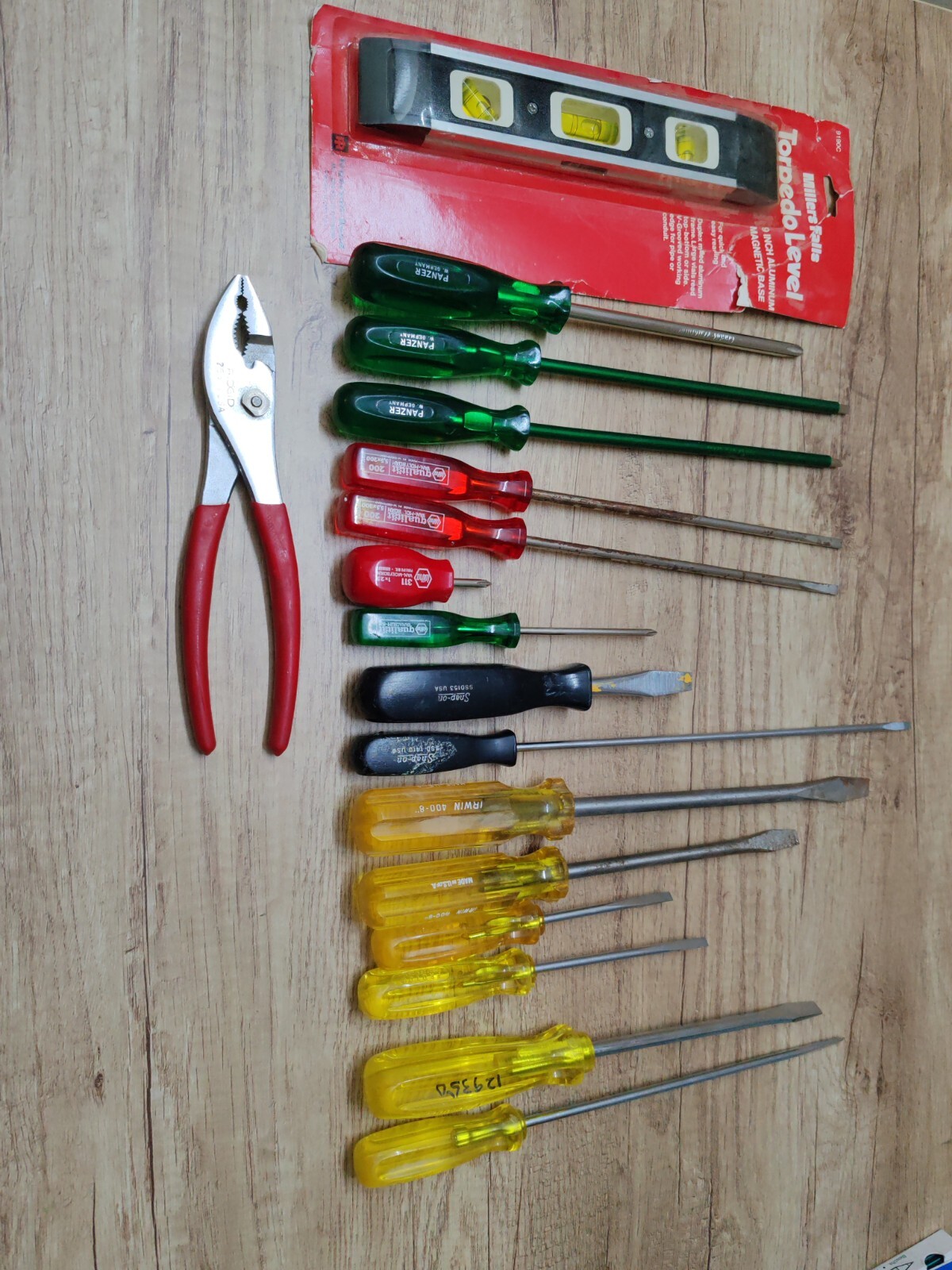 Screwdriver Proto Wiha Panzer Millers snap on Irwin Vintage New17 Pcs