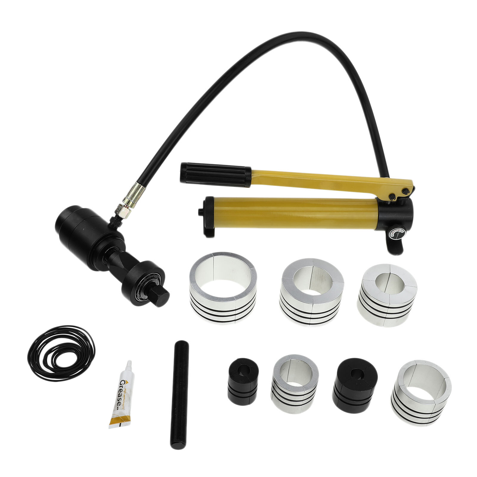 Hydraulic Exhaust Pipe Stretcher Expander Kit with Collets 1-5/8 in to 4-1/4in