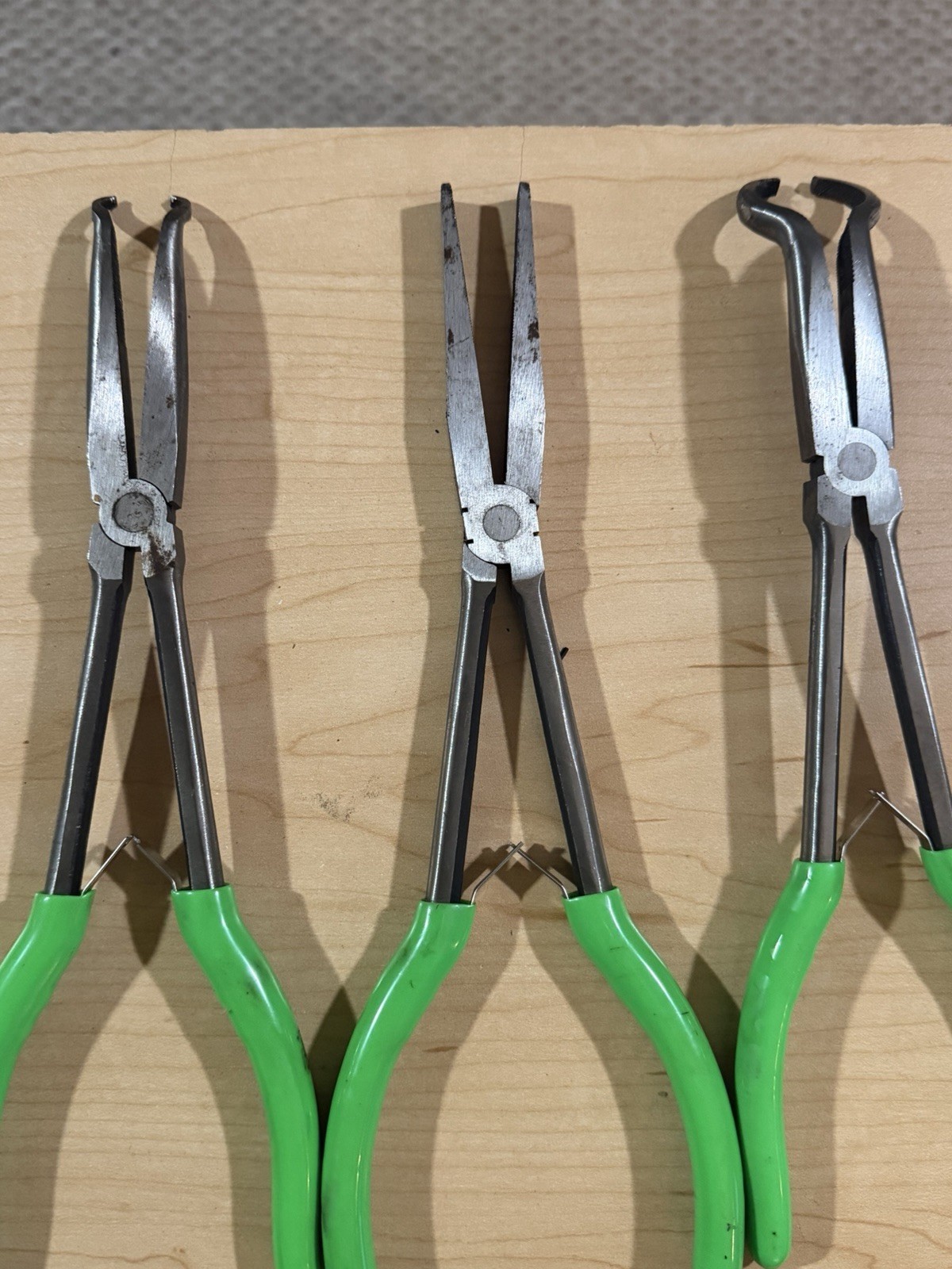 Mac Tool 5 Piece 11” Plier Lot
