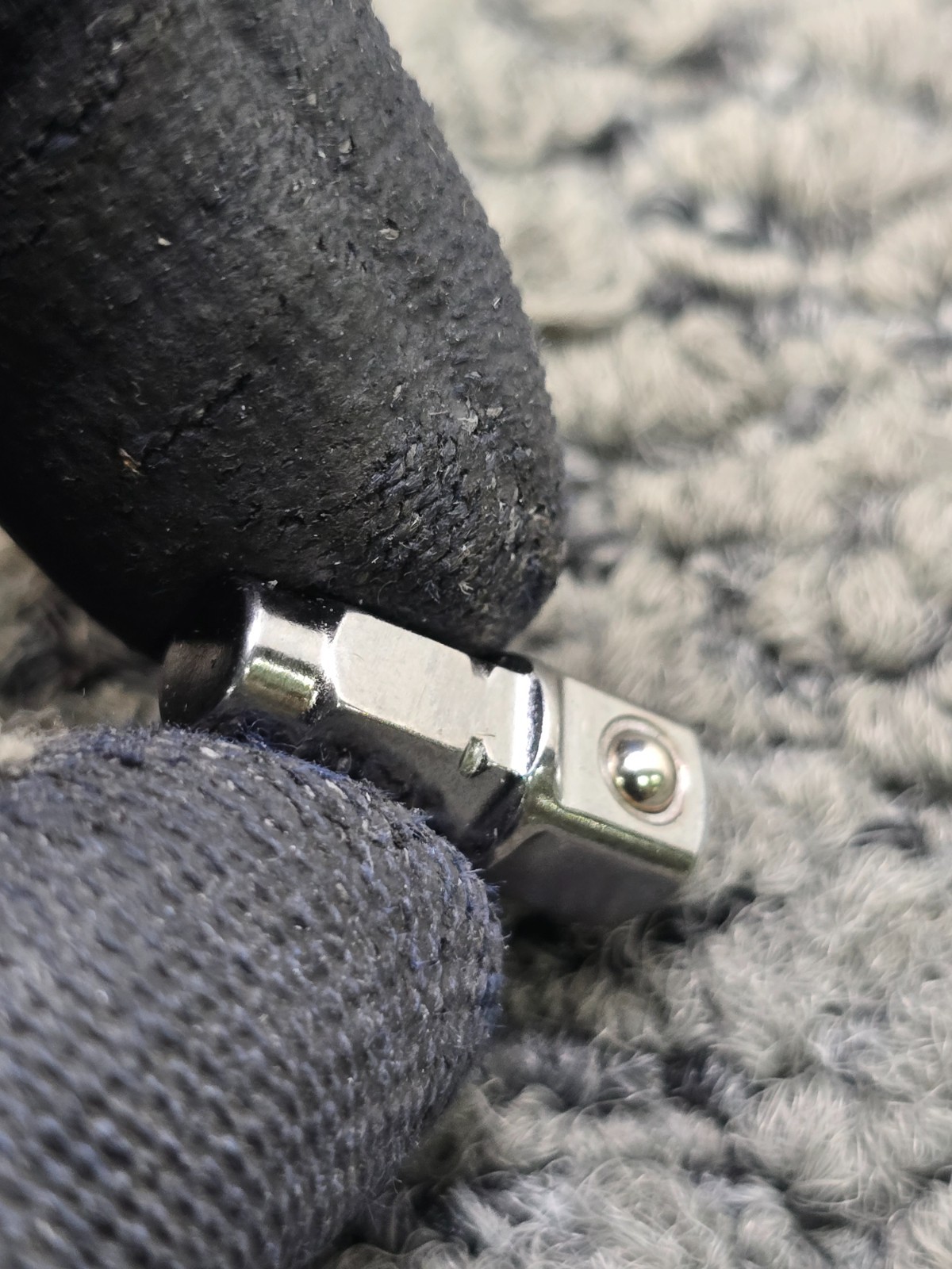 VIM Tools NR400K 3-Piece 1/4″ Dr Hex Stubby Nano Ratchet w/ Extension Assembly