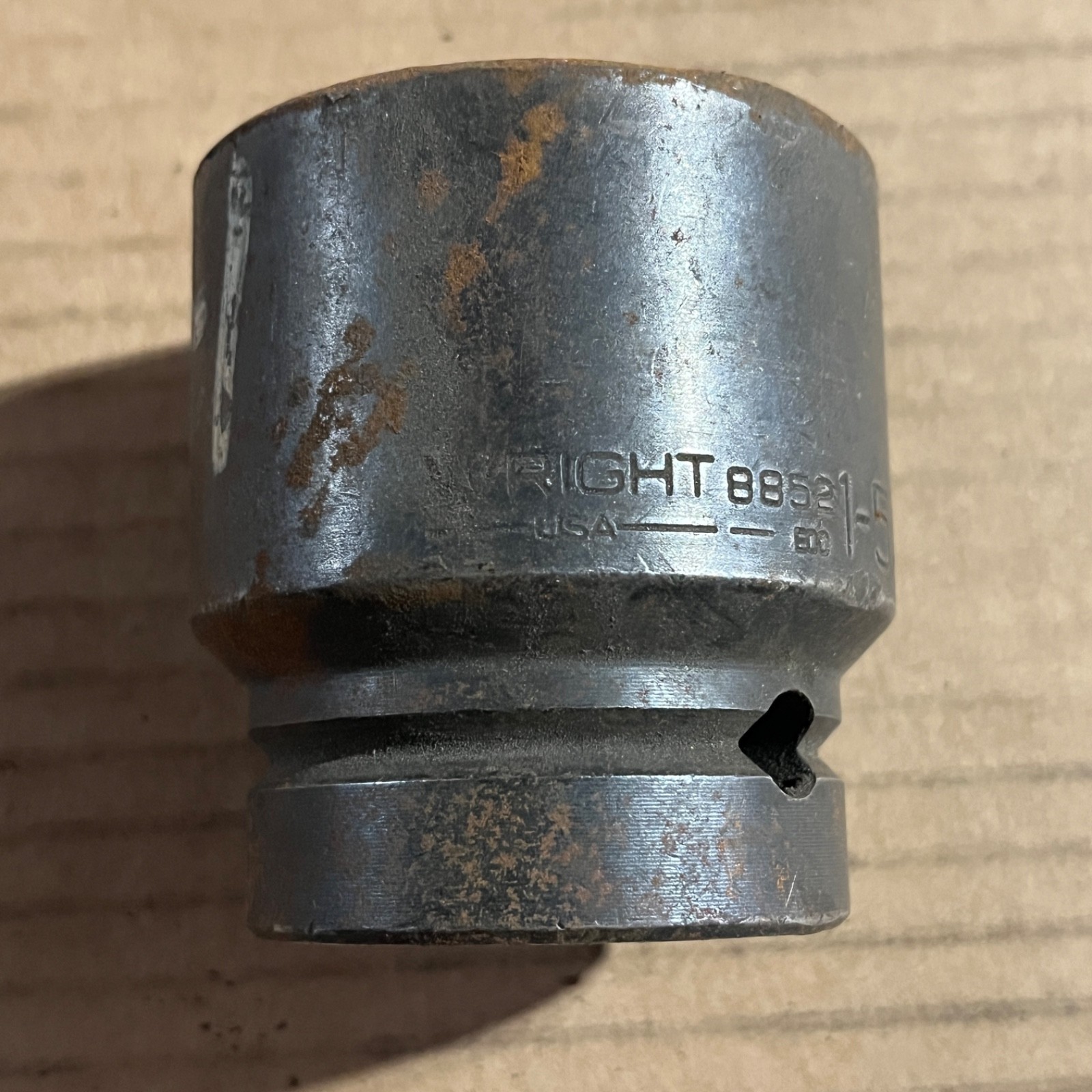 Wright 8830 1″ Drive 6 Point Impact Shallow Socket 15/16″ – 04E