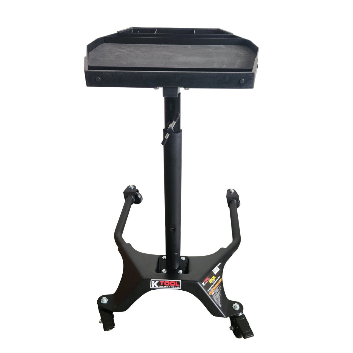 K Tool International 75125 Adjustable Work Tray 29 x 20″ with Rolling Casters