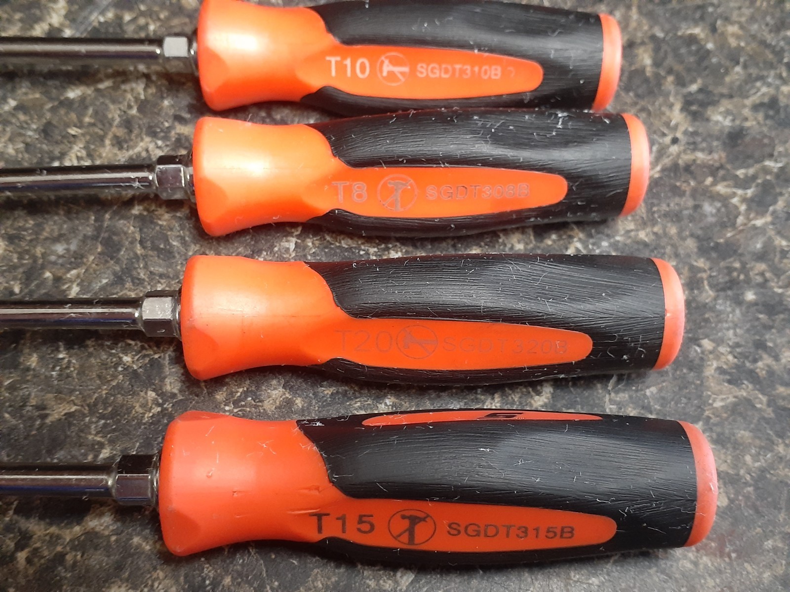 (RI4) Snap-On Tools 9 Piece Screwdriver / Torx Set SGDP301B / SGDT310B