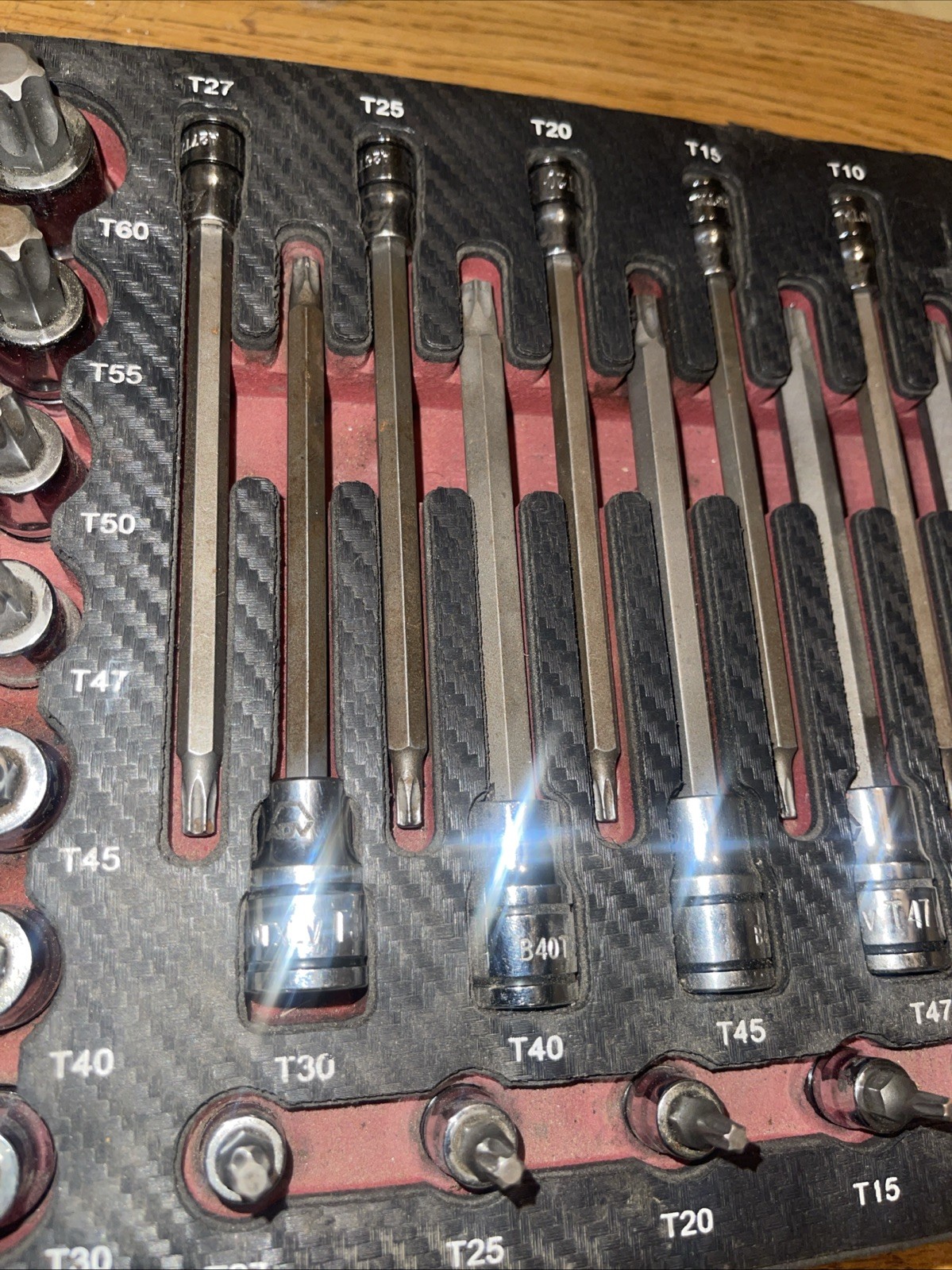 MATCO 1/4″3/8″ and 1/2″dr. 26 Pc. Torx SET 8T thru 60T Pre-owned