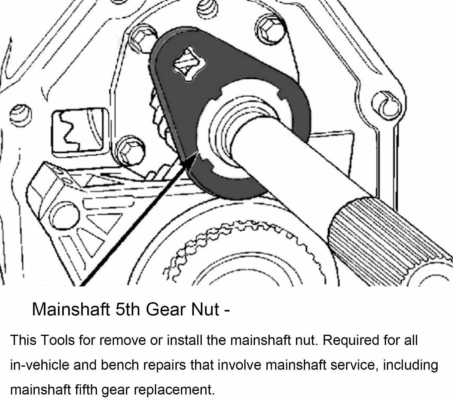 5th Gear Lock Nut Retainer Kit for Dodge Cummins NV4500 Transmission 1994-04